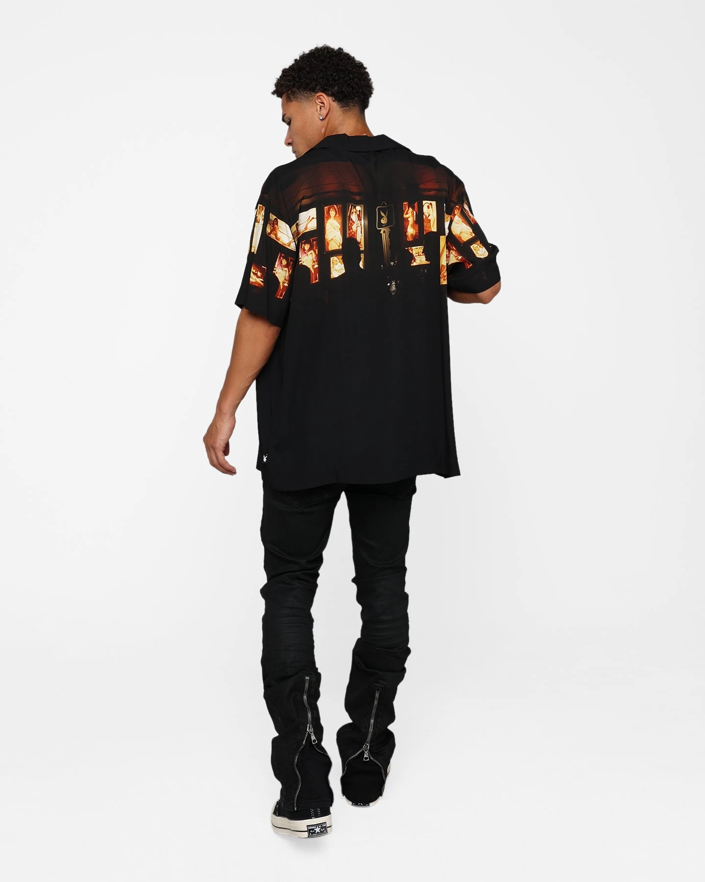 Playboy X Culture Kings Key Party Shirt Black/Multi - Image 8