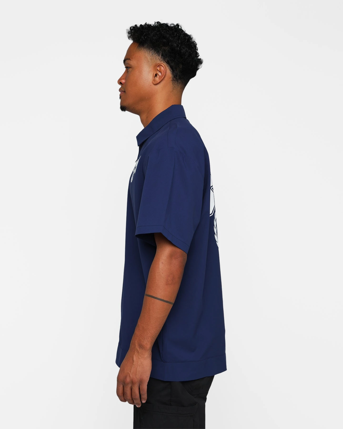Students Golf Baker Cabana Shirt Navy - Image 7