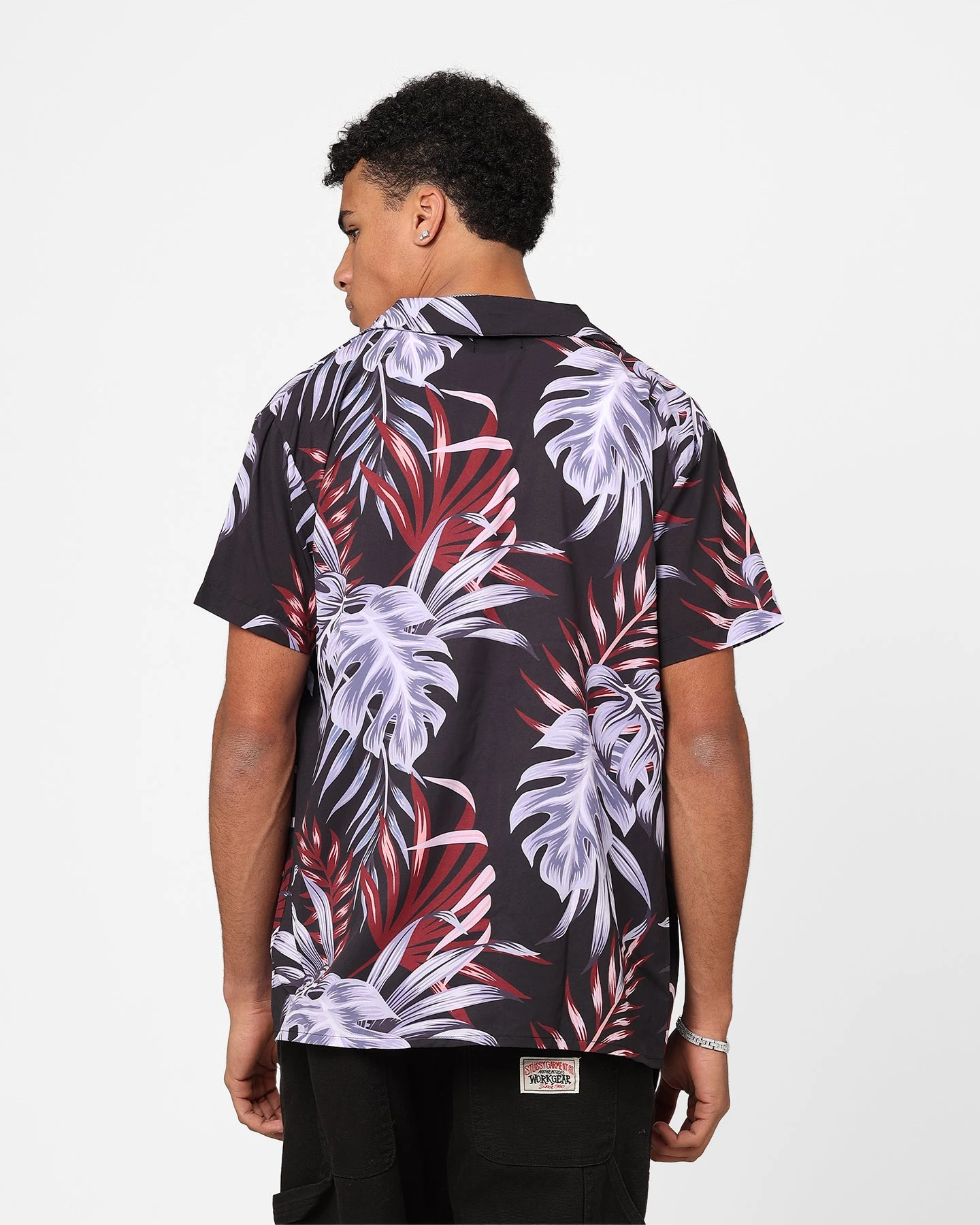 XXIII Horizon Button Up Shirt Purple/Black - Image 4