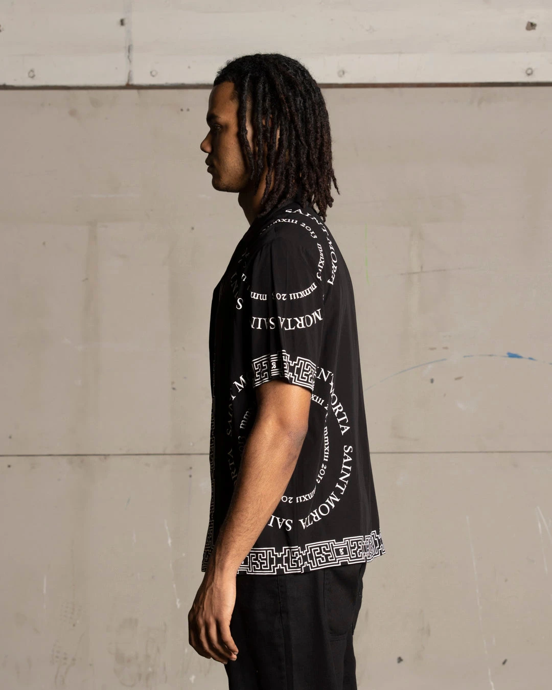 Saint Morta Erebos Short Sleeve Shirt Black - Image 6