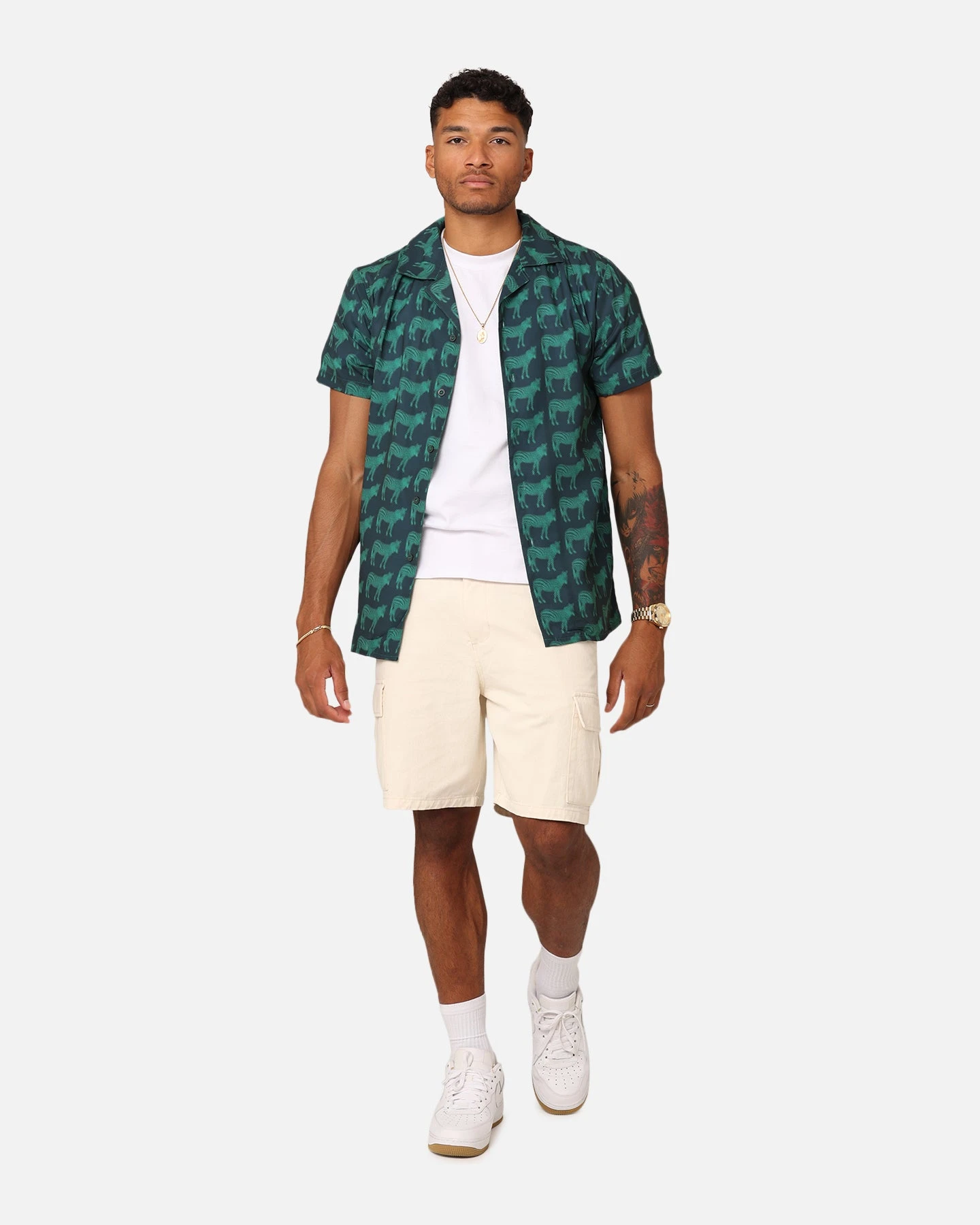 XXIII Zently Button Up Shirt Green - Image 2