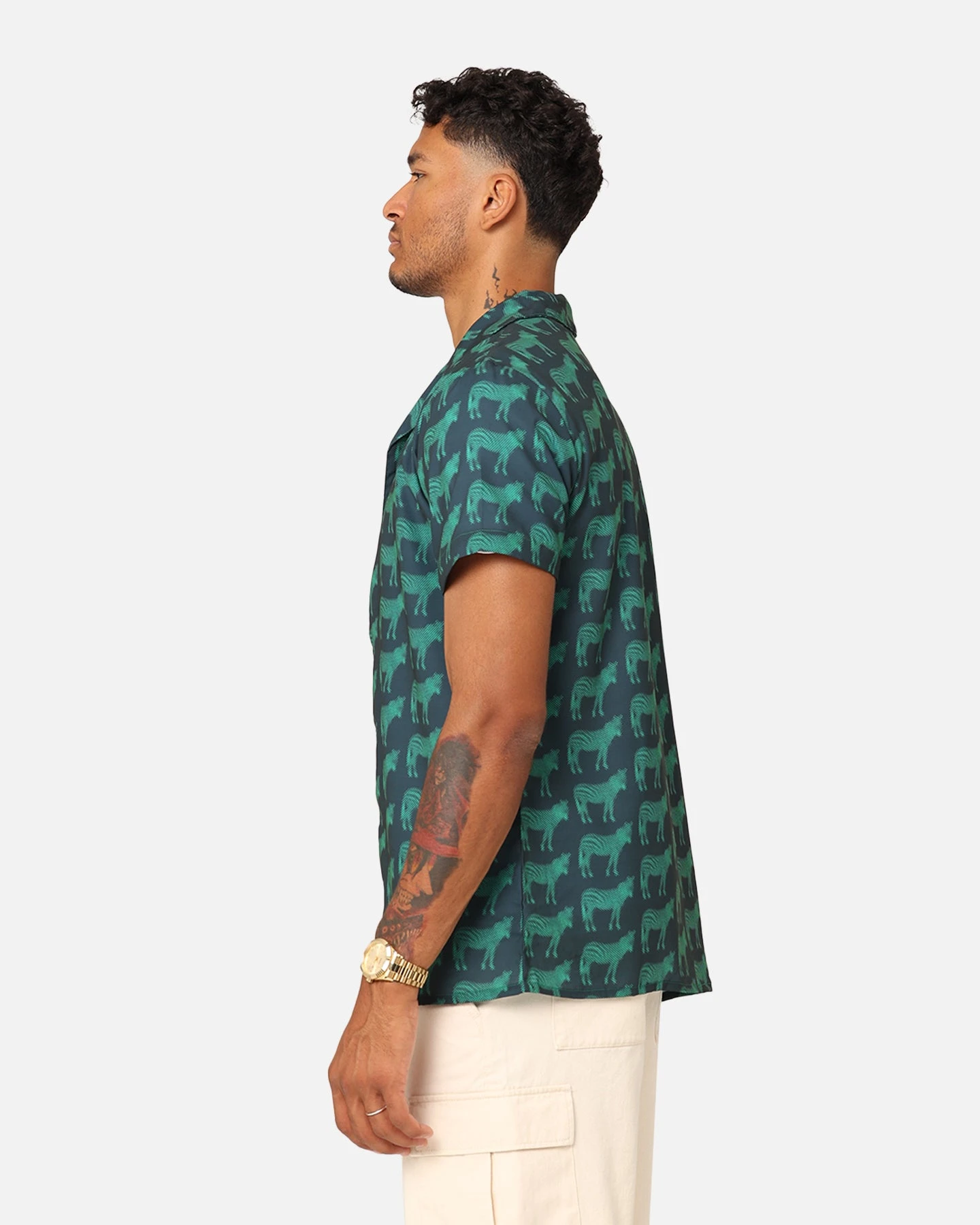 XXIII Zently Button Up Shirt Green - Image 6