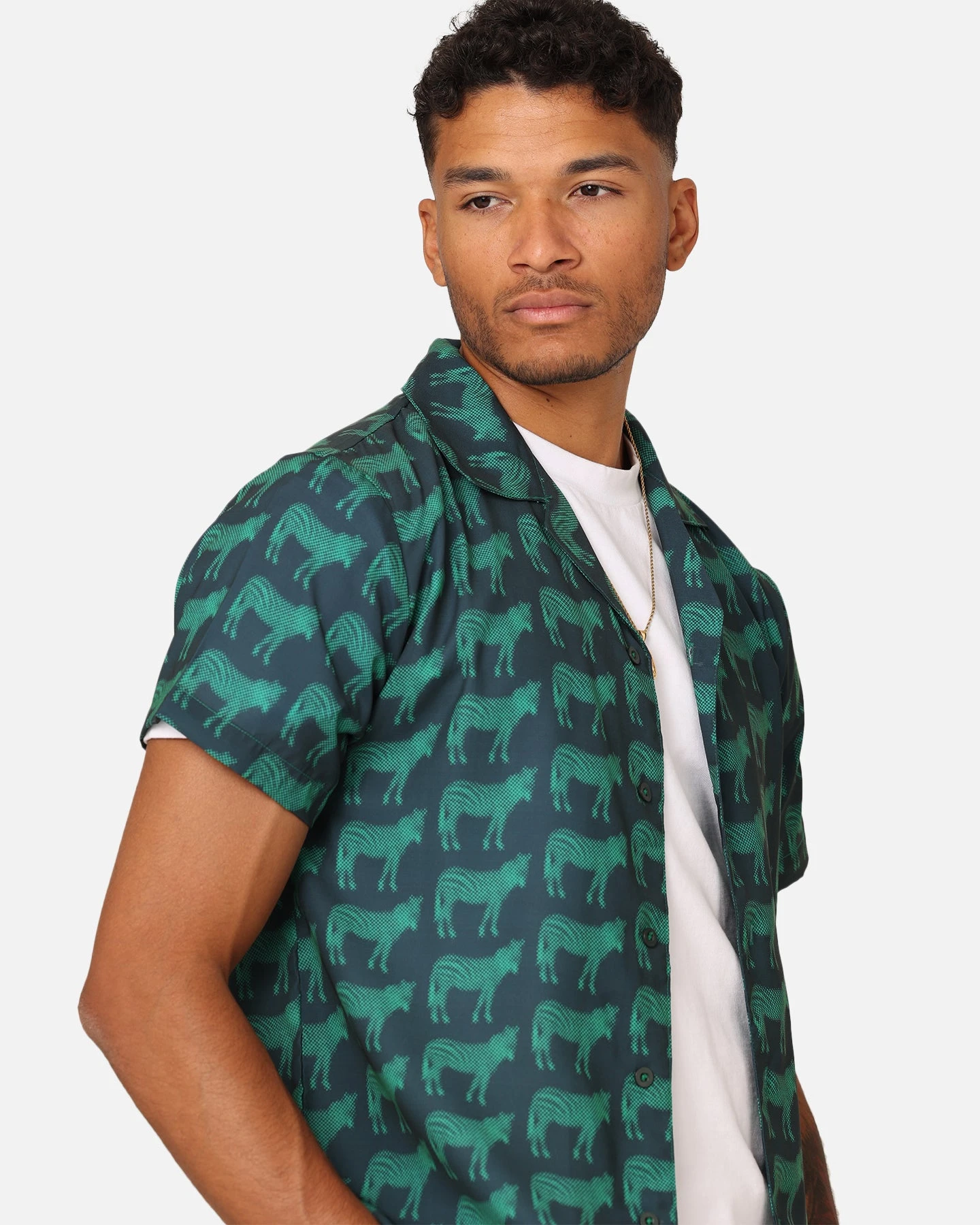 XXIII Zently Button Up Shirt Green - Image 7