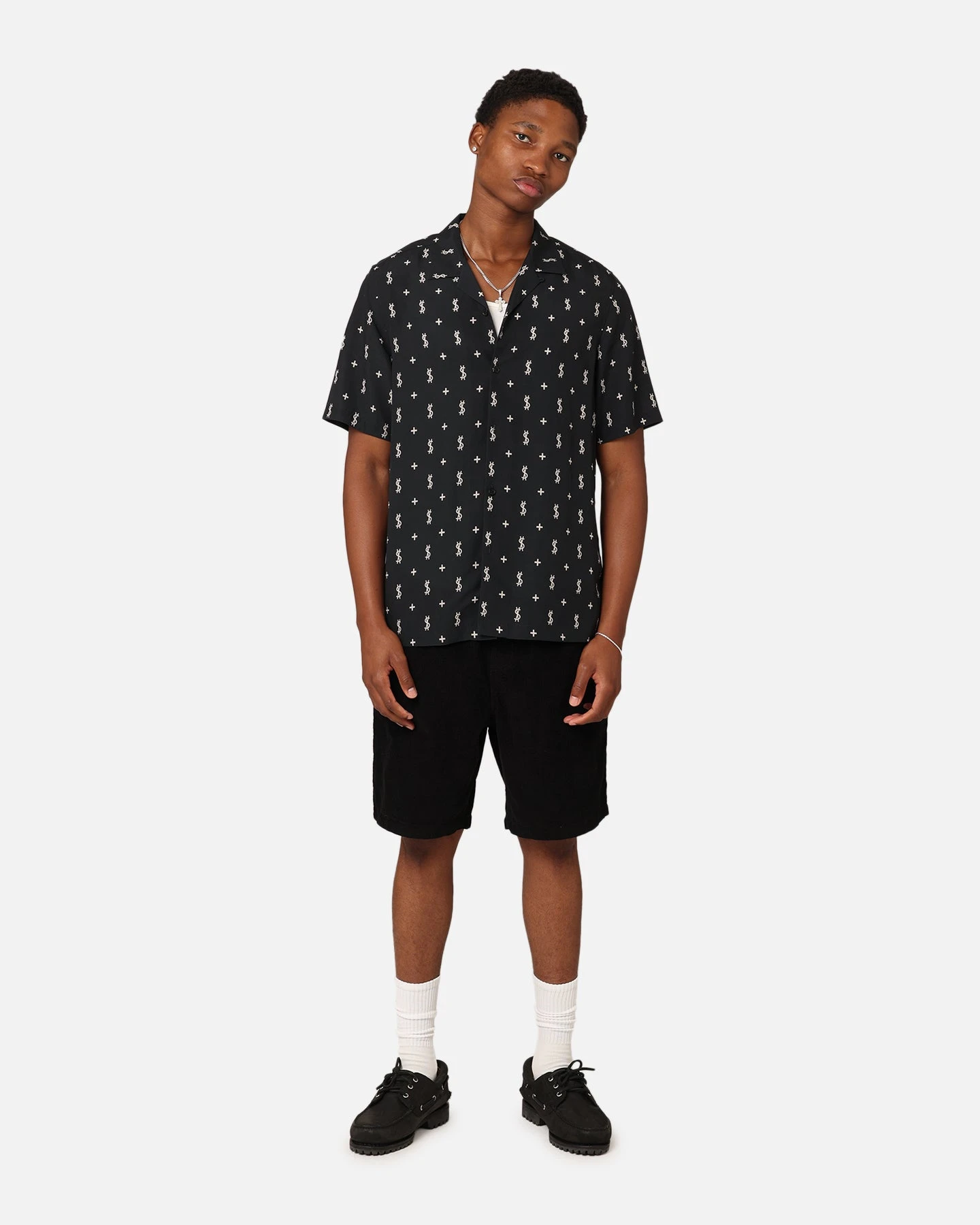 Ksubi Allstar Resort Short Sleeve Shirt Black - Image 2