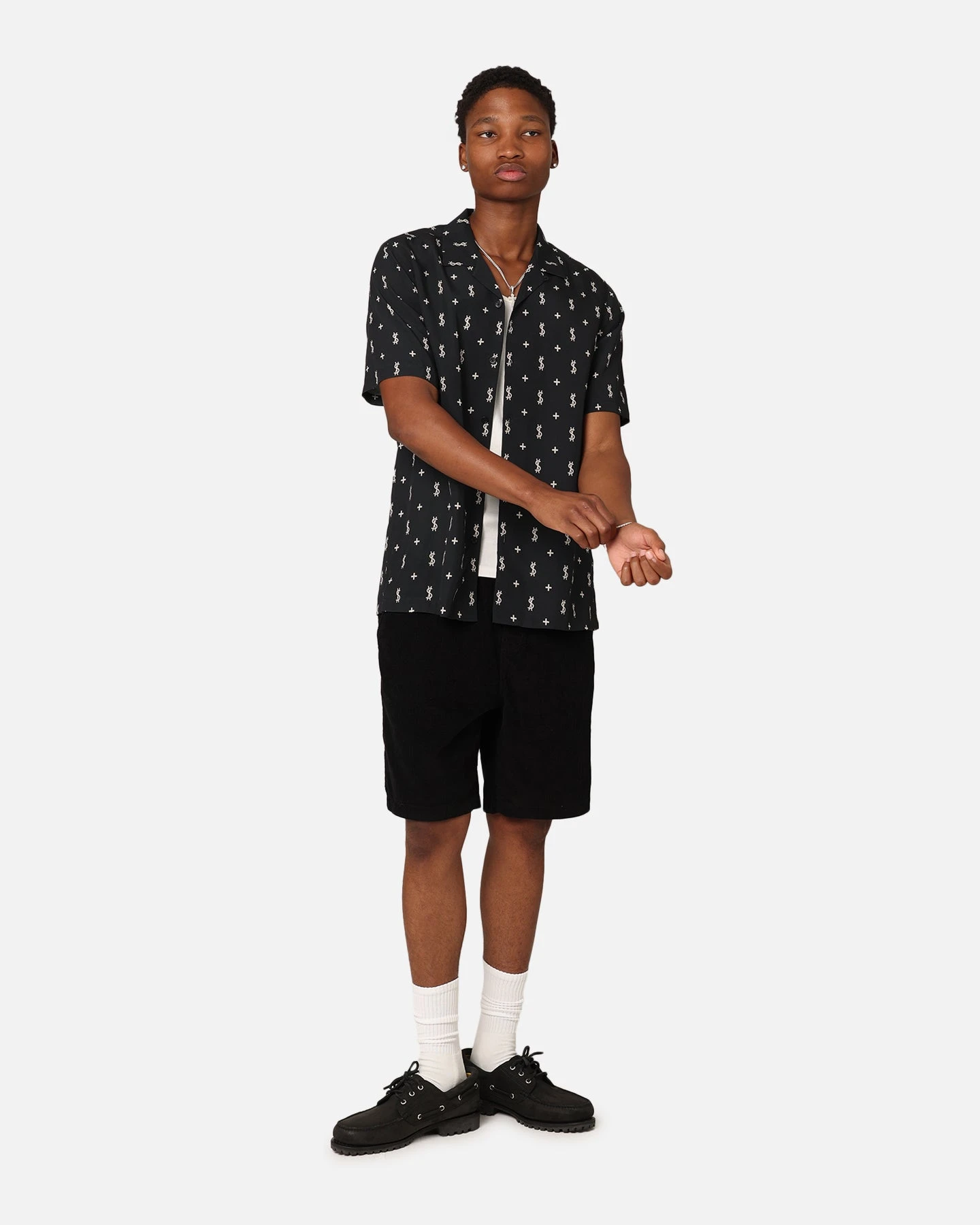 Ksubi Allstar Resort Short Sleeve Shirt Black - Image 7