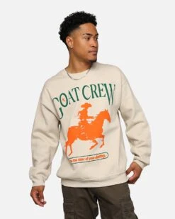 Goat Crew Destiny Rider Crewneck Sand