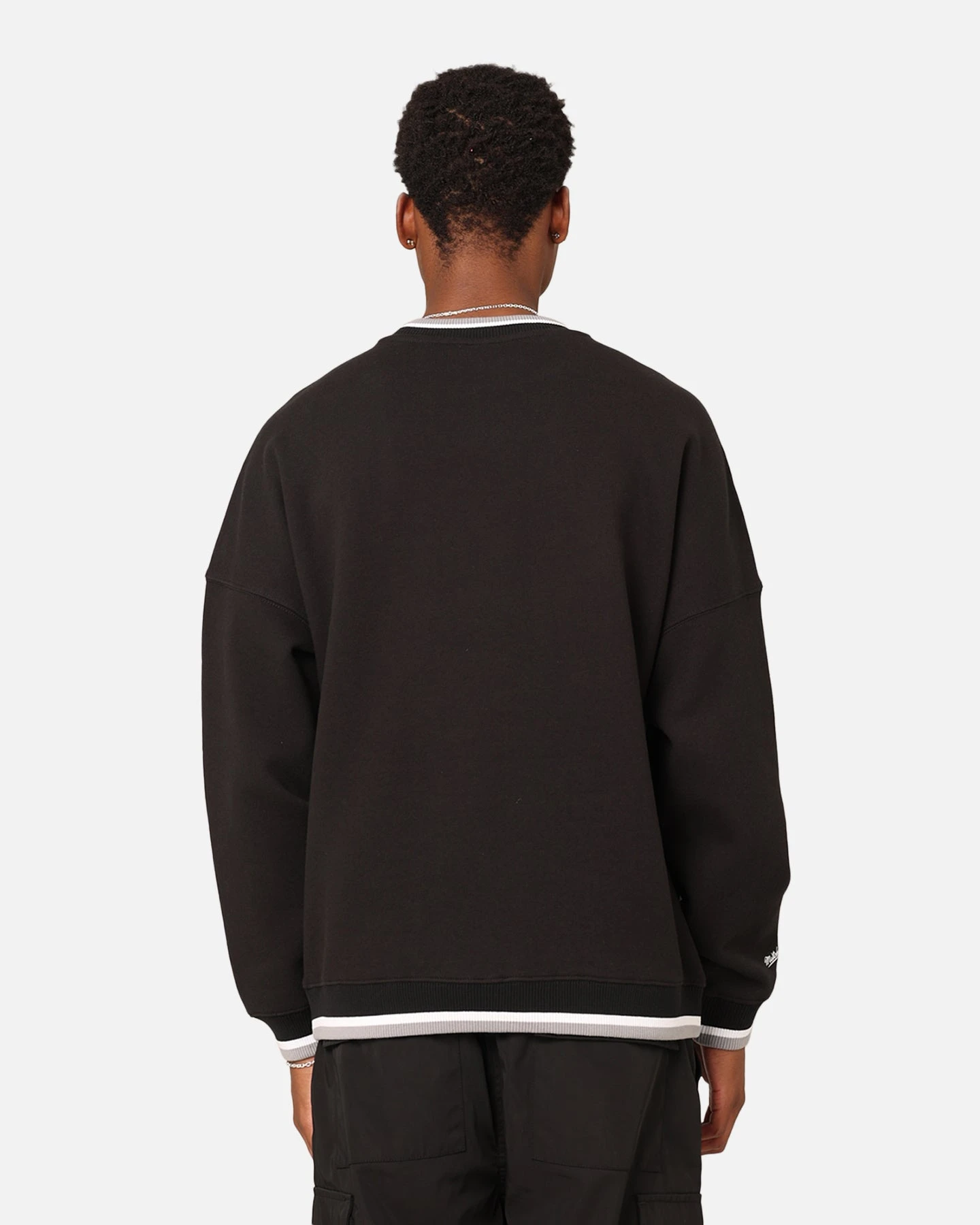 Mitchell & Ness Oakland Raiders Shooting Crewneck Black - Image 4