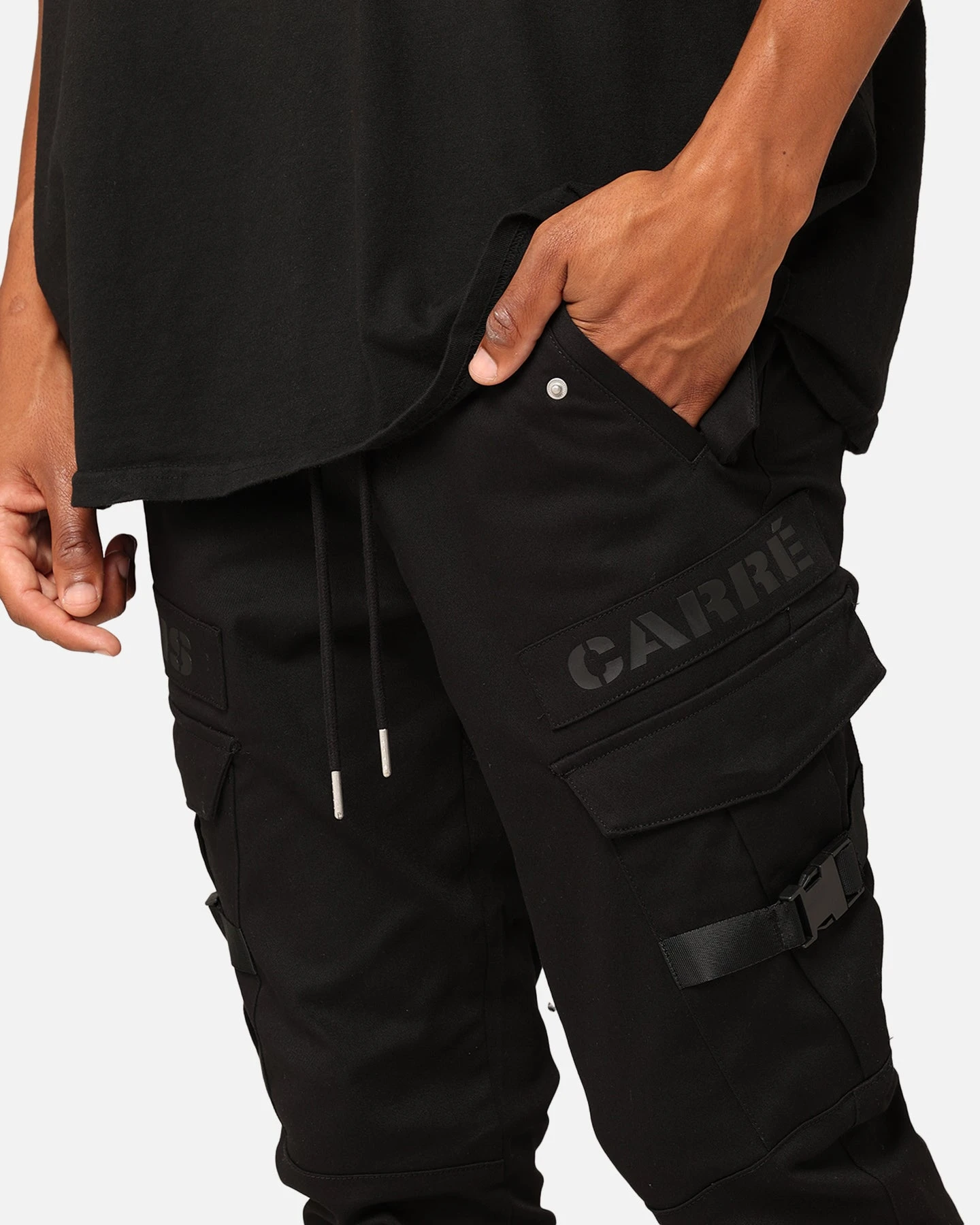 Carré Transition Cargo Joggers Black/Black - Image 4