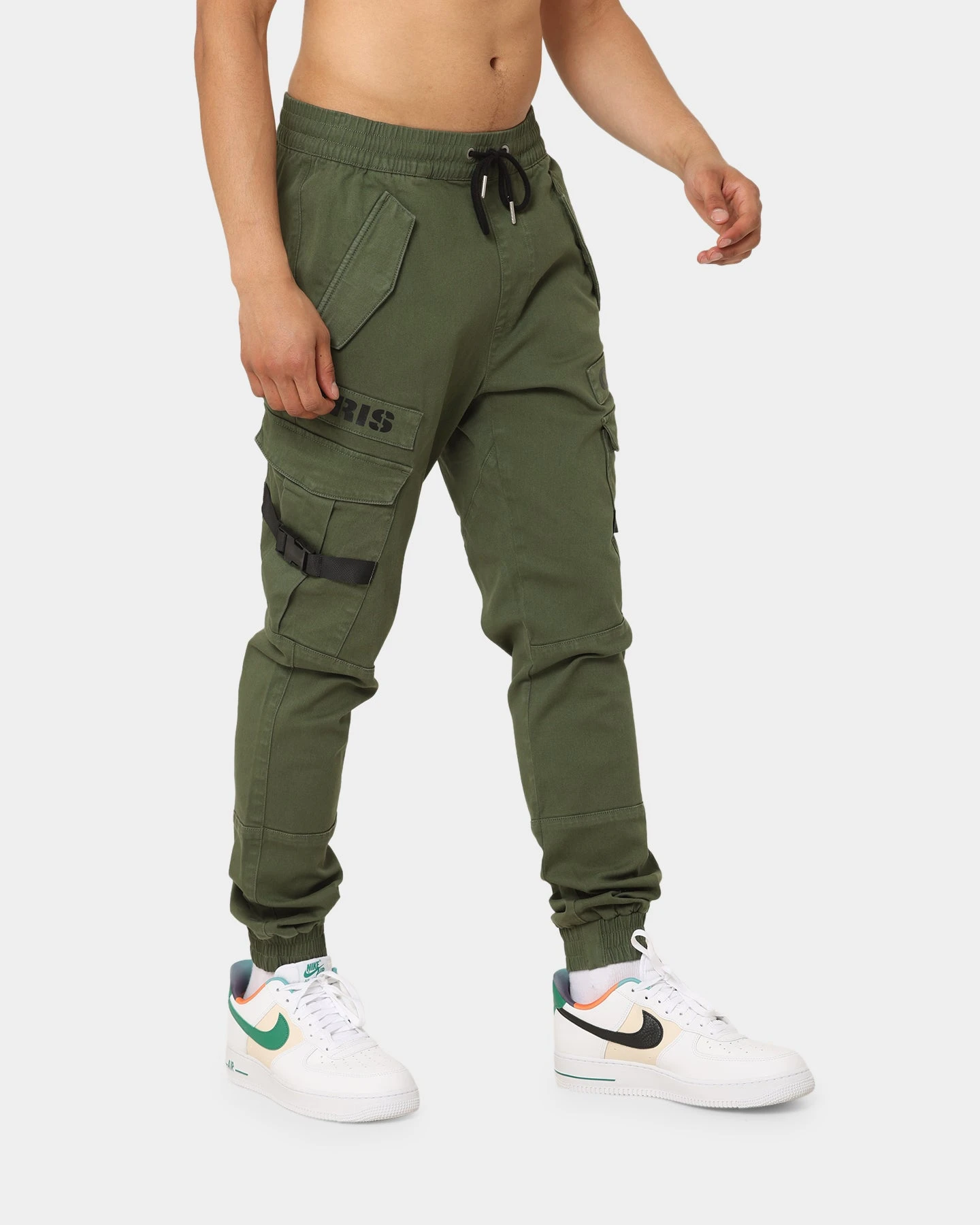 Carre Transition Cargo Joggers Washed Green - Image 5