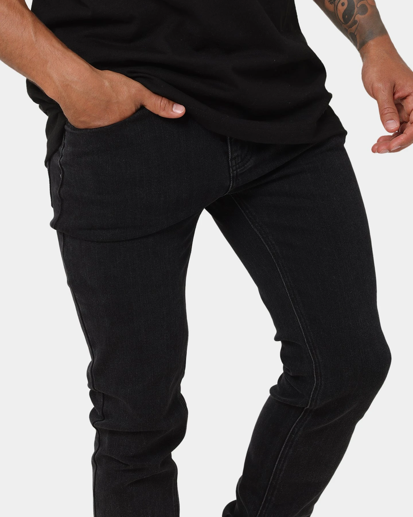 Carré Tradition Skinny Jean Washed Black - Image 3