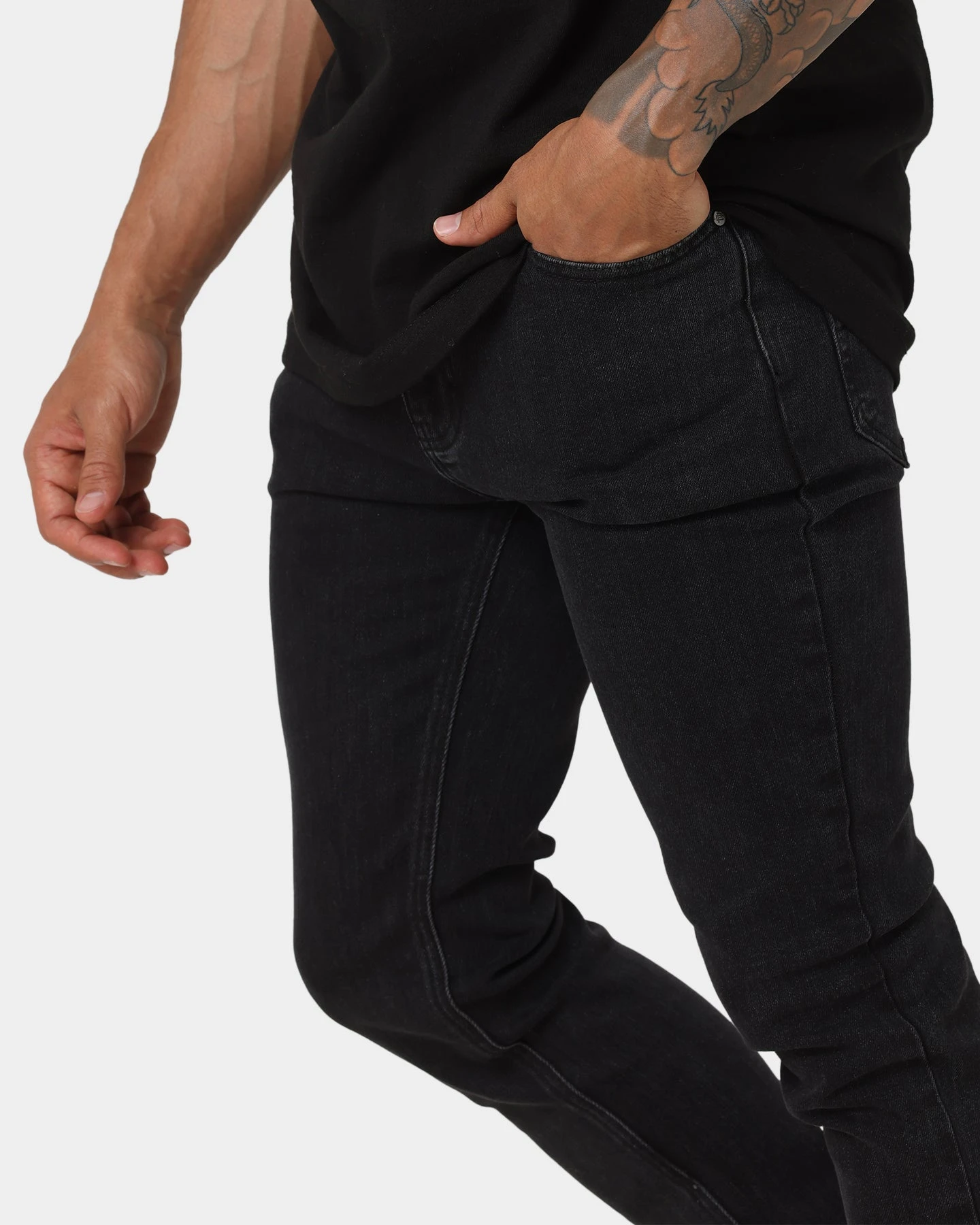 Carré Tradition Skinny Jean Washed Black - Image 4