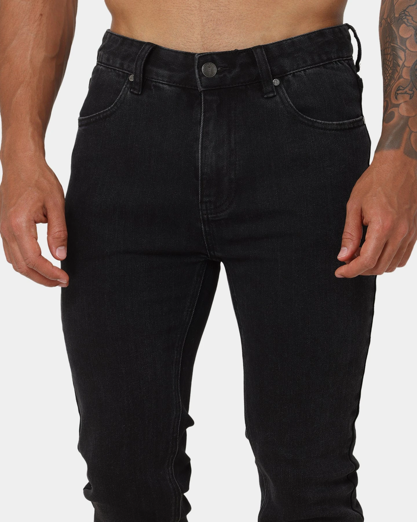 Carré Tradition Skinny Jean Washed Black - Image 7