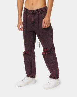 The Anti Order Post Dated Relaxed Jeans Acid Pink
