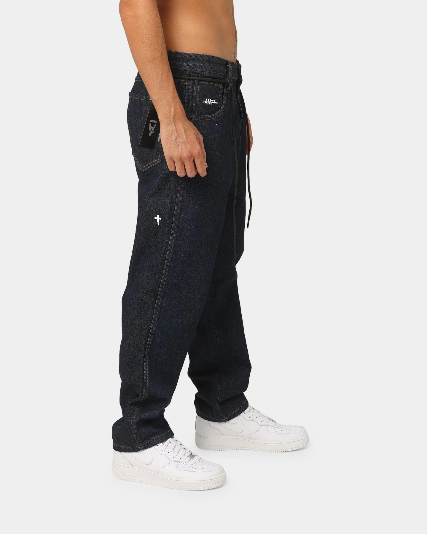 The Anti Order Post Dated Relaxed Jeans Dark Indigo - Image 5