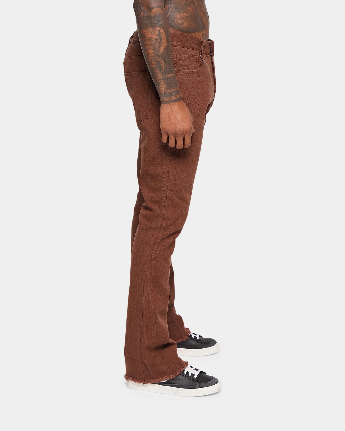 XXIII Leinster Flare Jeans Brown - Image 3