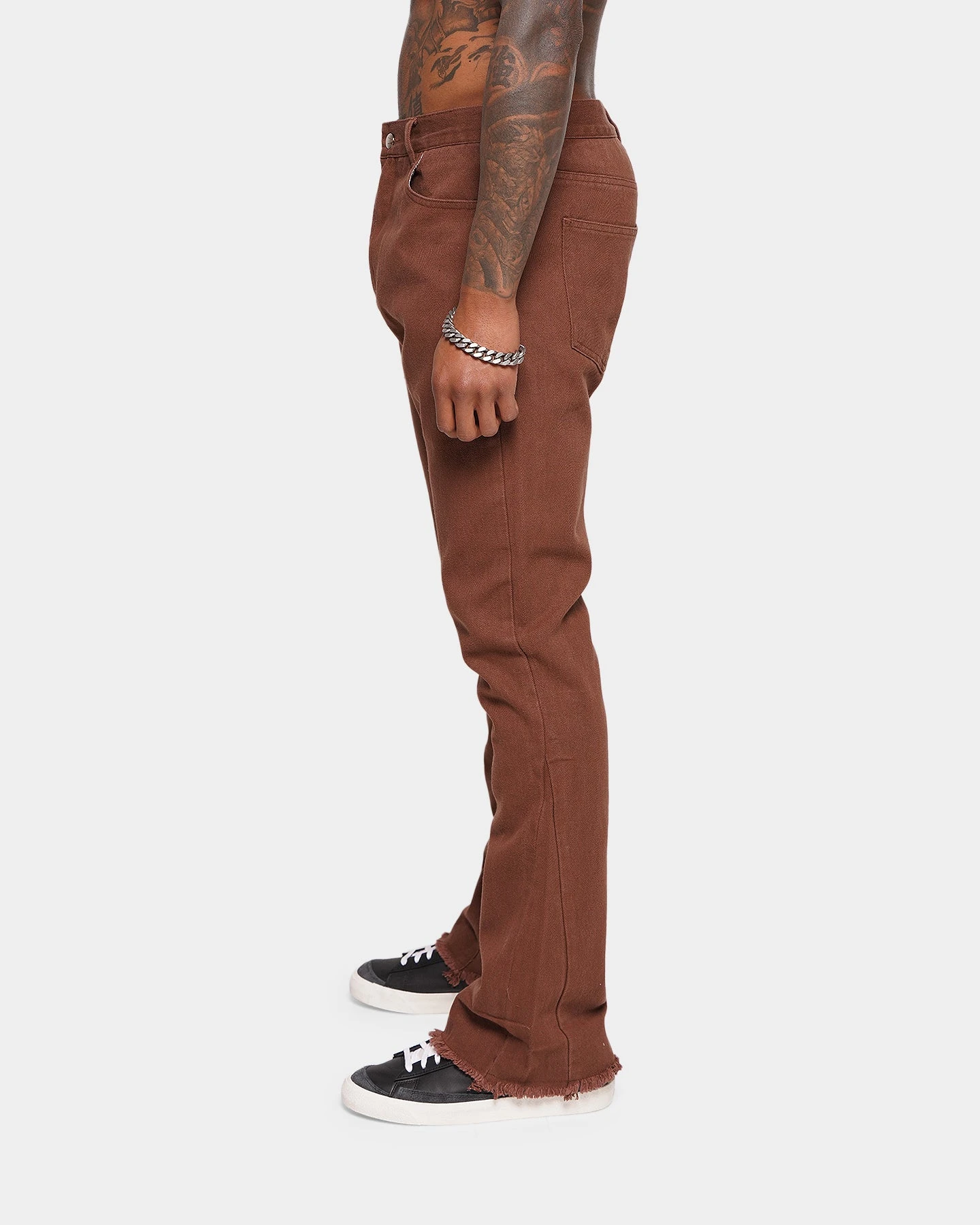 XXIII Leinster Flare Jeans Brown - Image 4