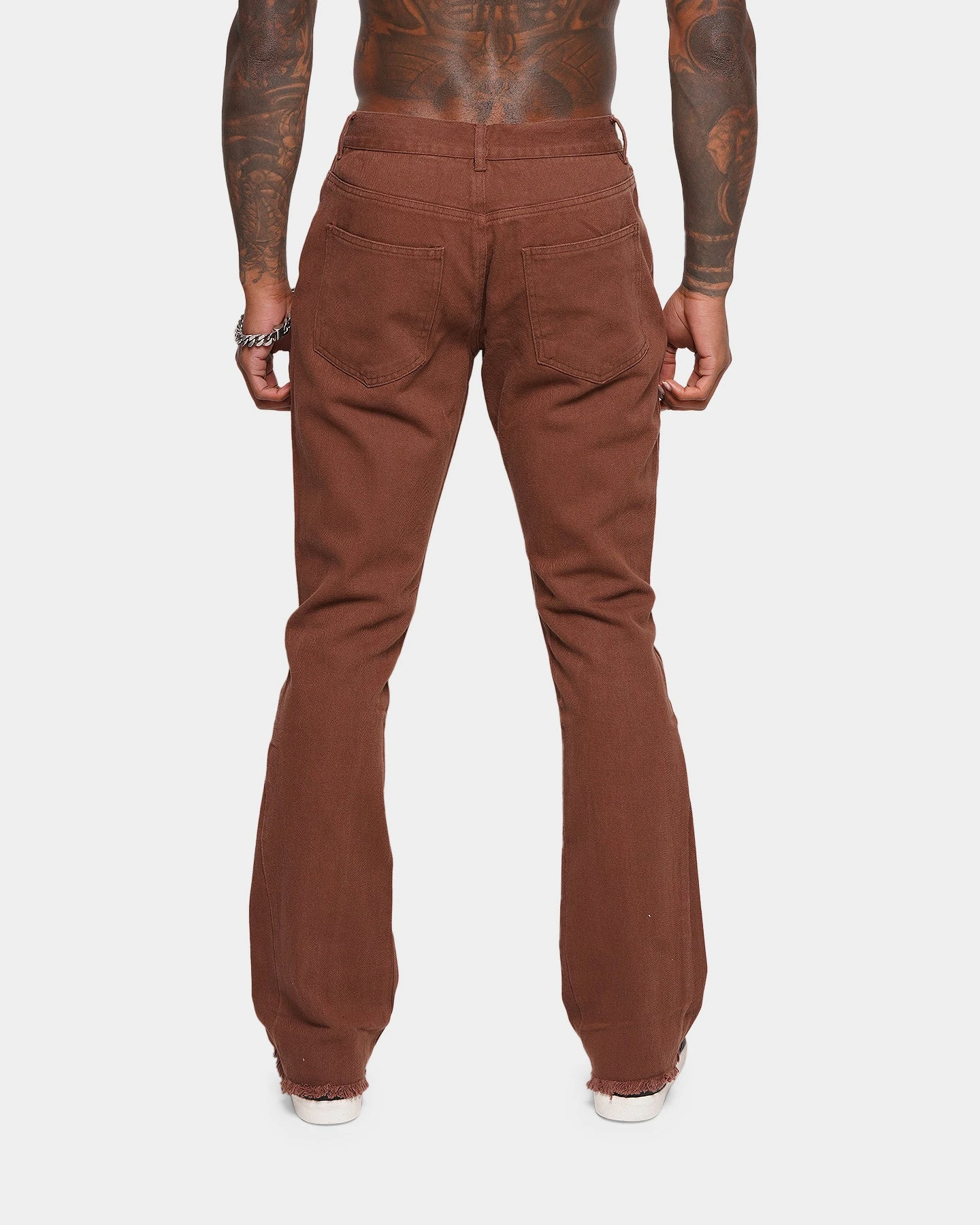 XXIII Leinster Flare Jeans Brown - Image 5