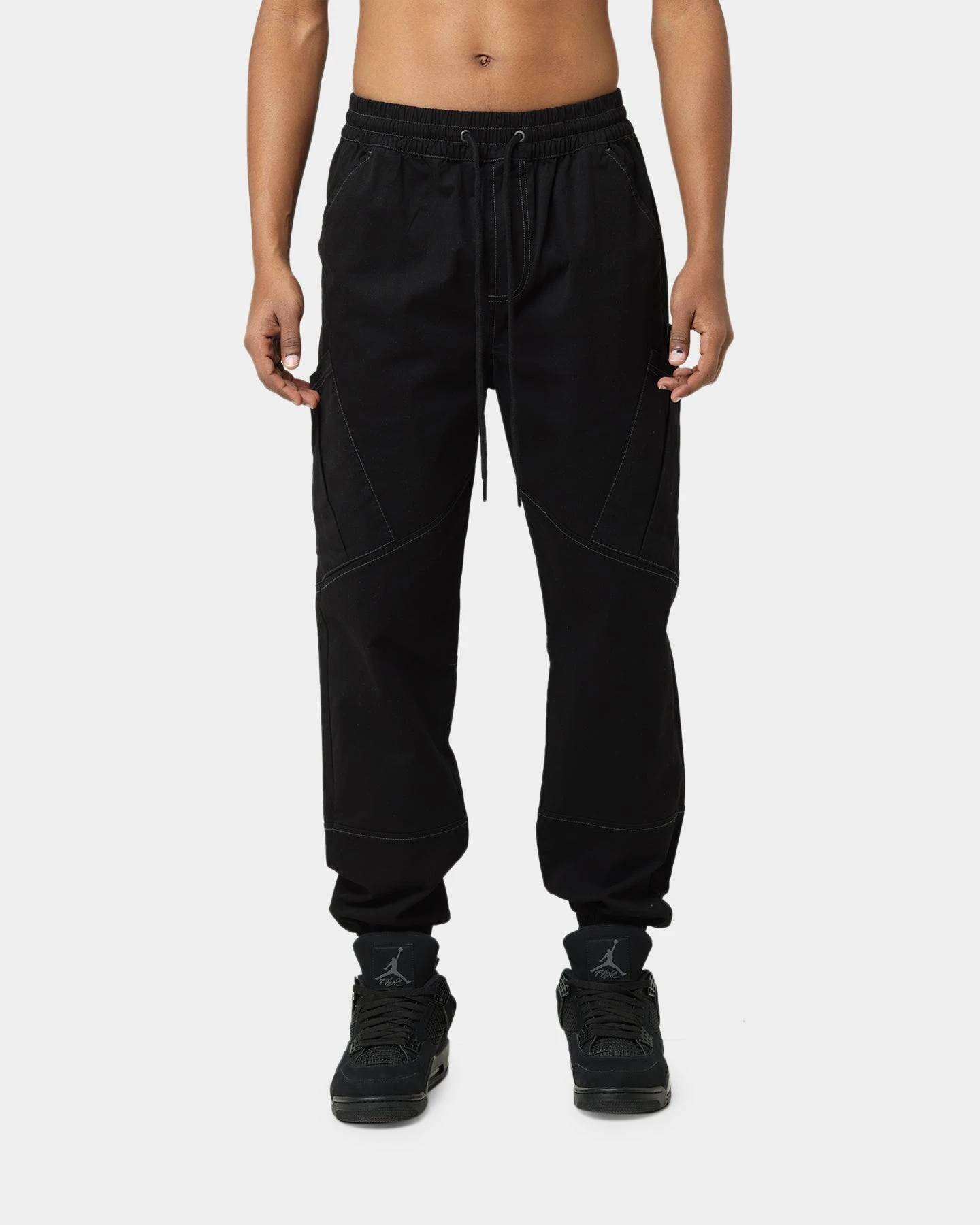 Carré Solution Cargo Joggers Black - Image 3