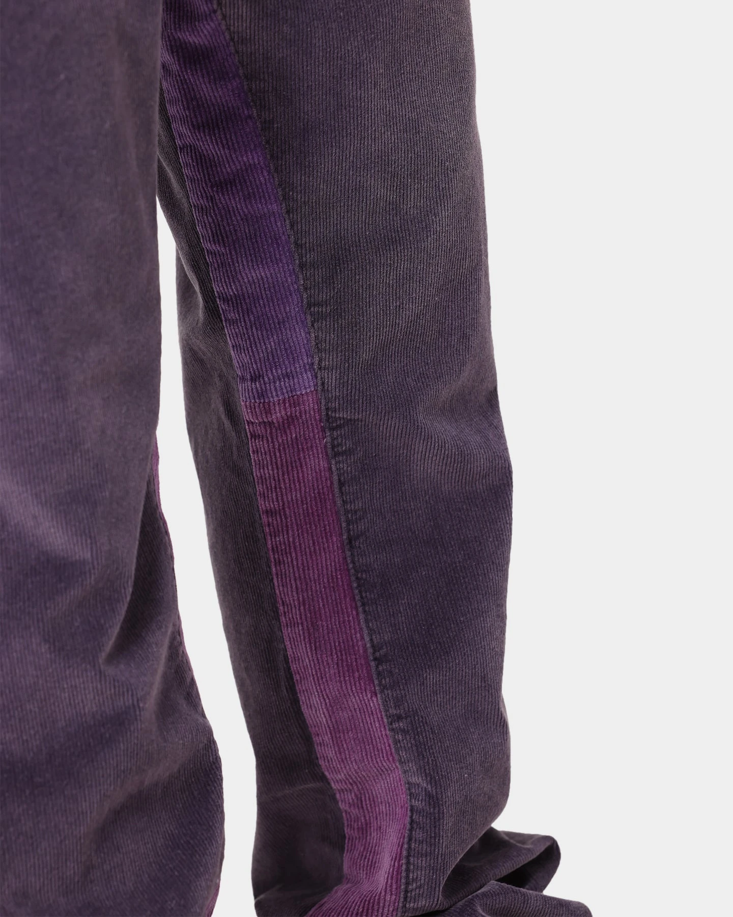 MNML B428 Corduroy Flare Denim Pants Purple - Image 9
