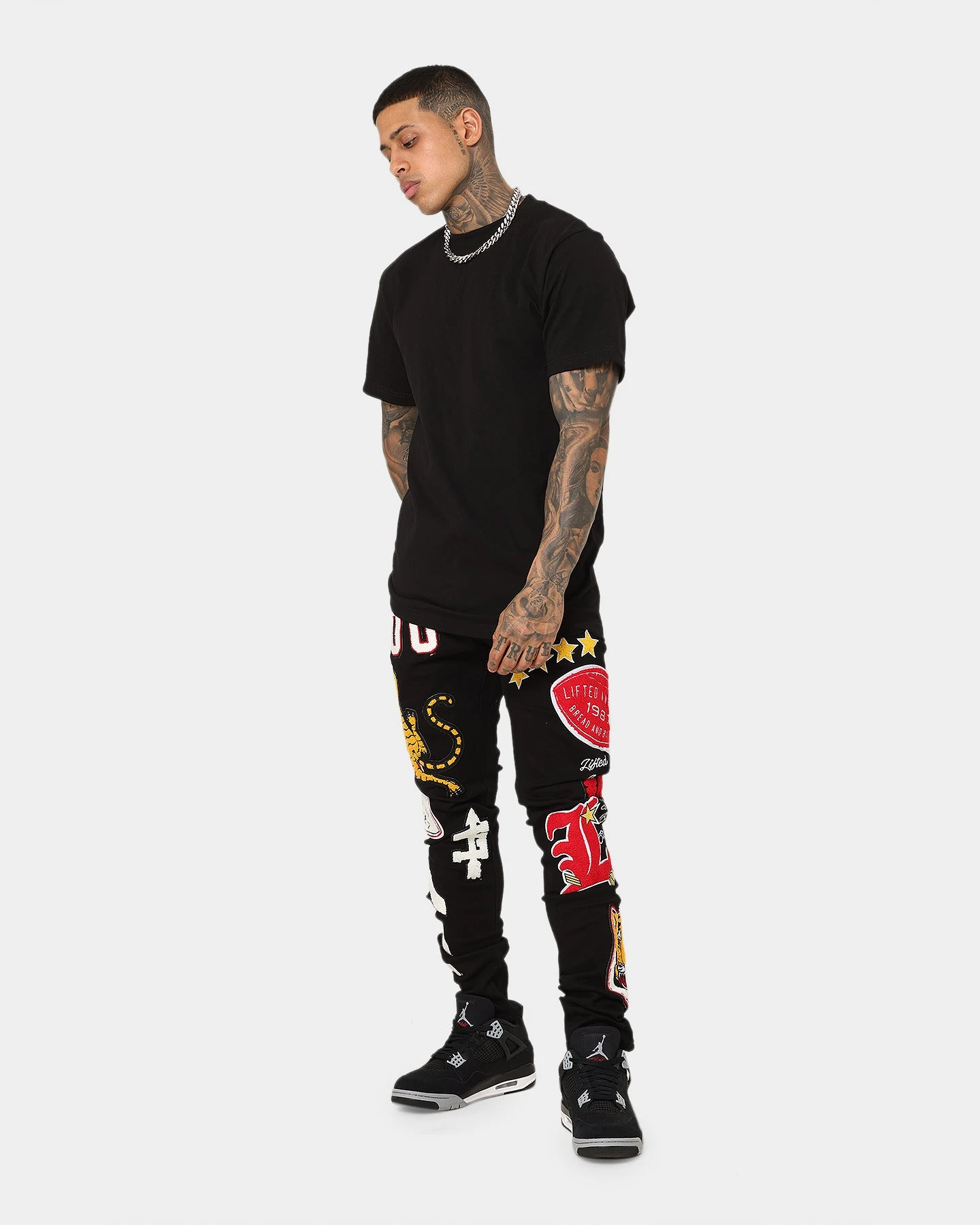 Lifted Anchors "Scholar" Denim Pants Black - Image 2