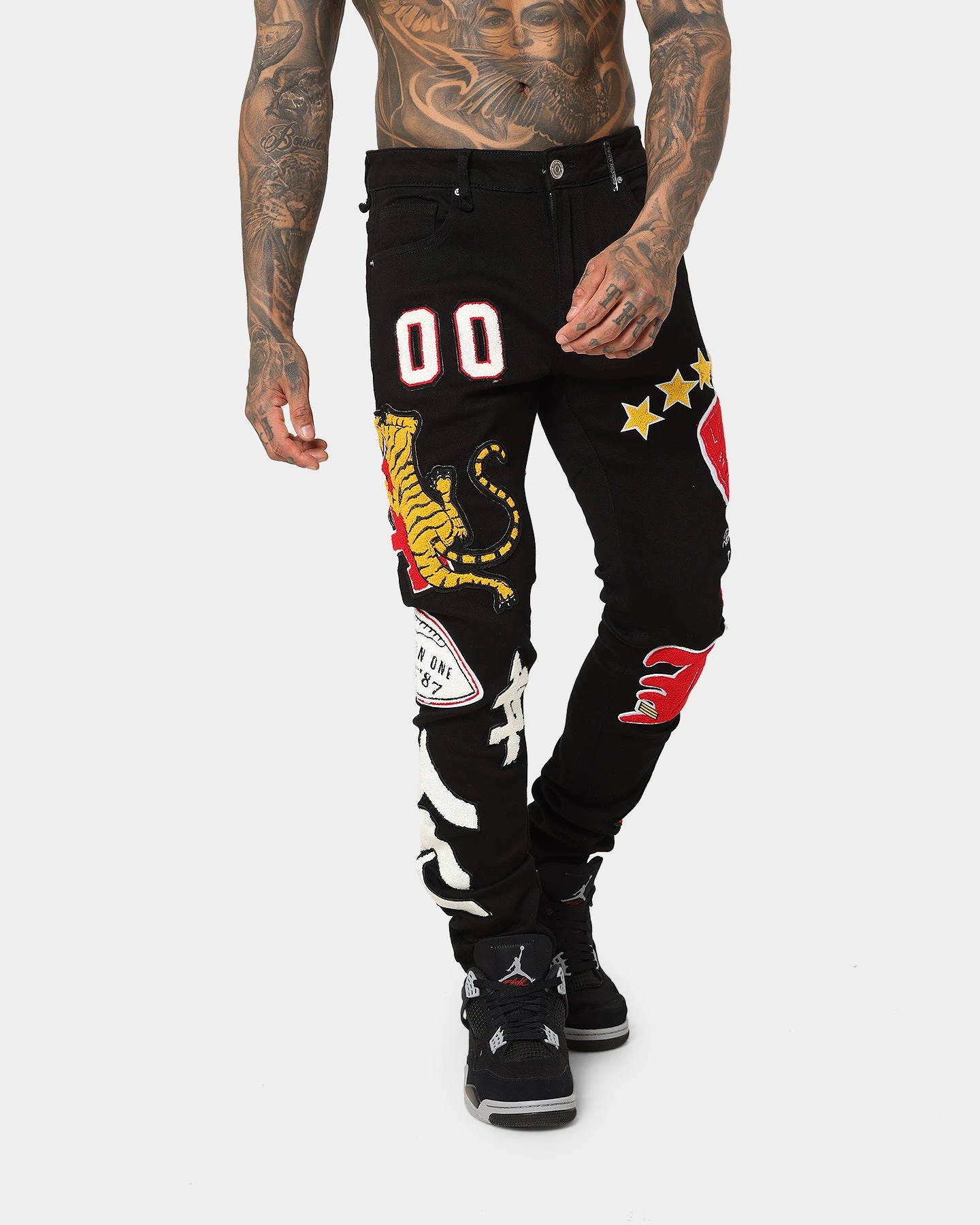 Lifted Anchors "Scholar" Denim Pants Black - Image 5