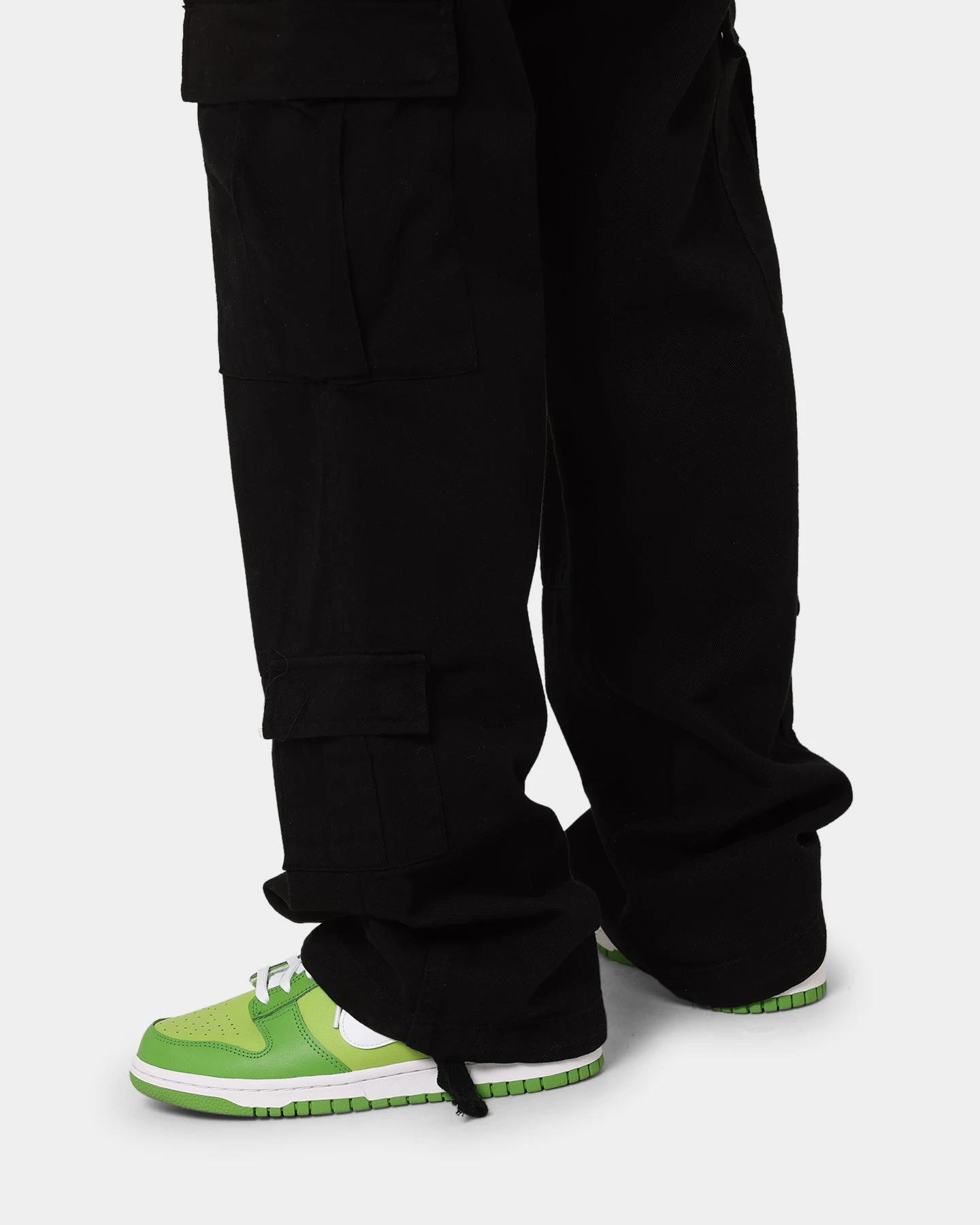 GUESS Originals X J Balvin Cargo Pants Jet Black A996 - Image 9