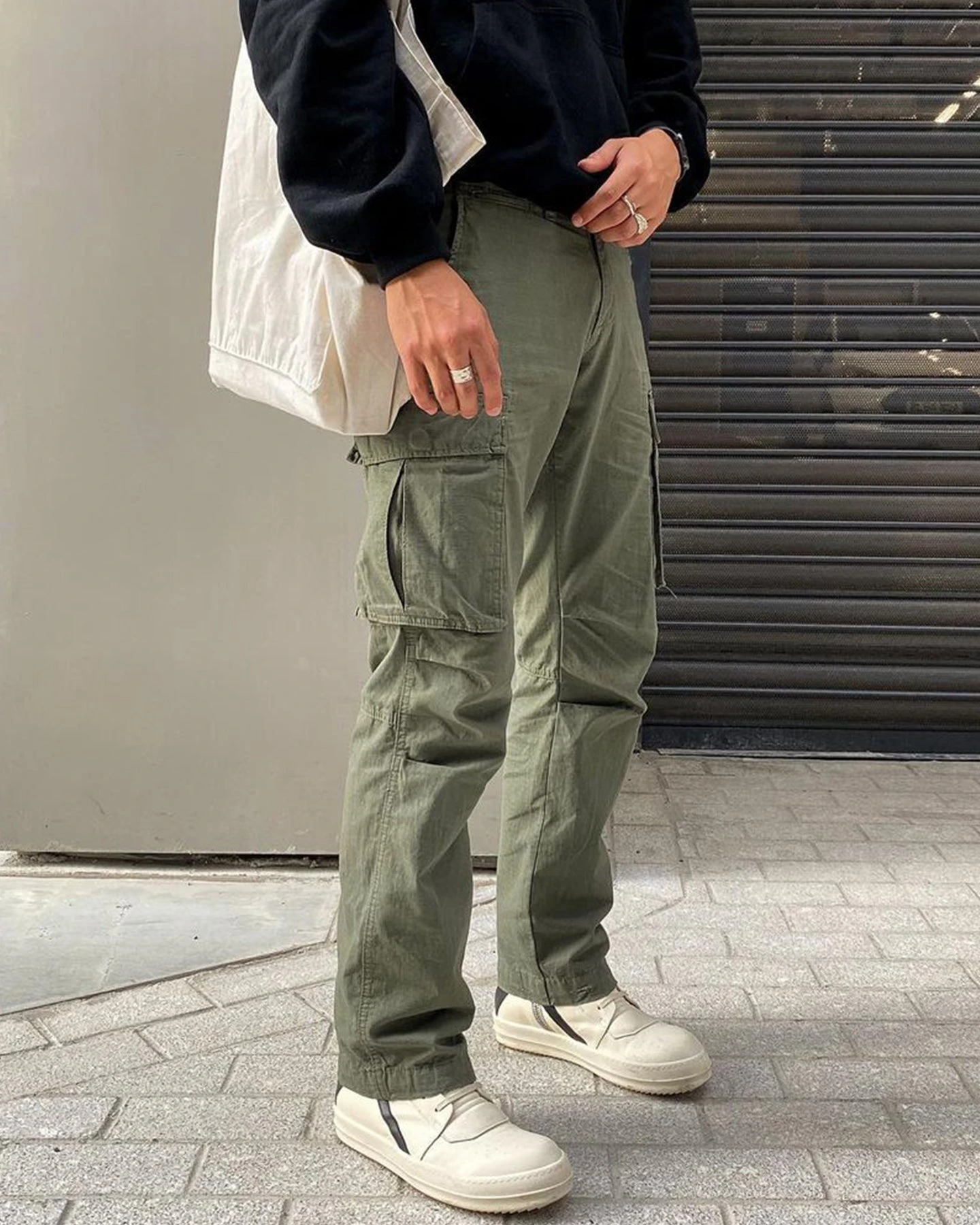 MNML Vintage Cargo Pants Olive