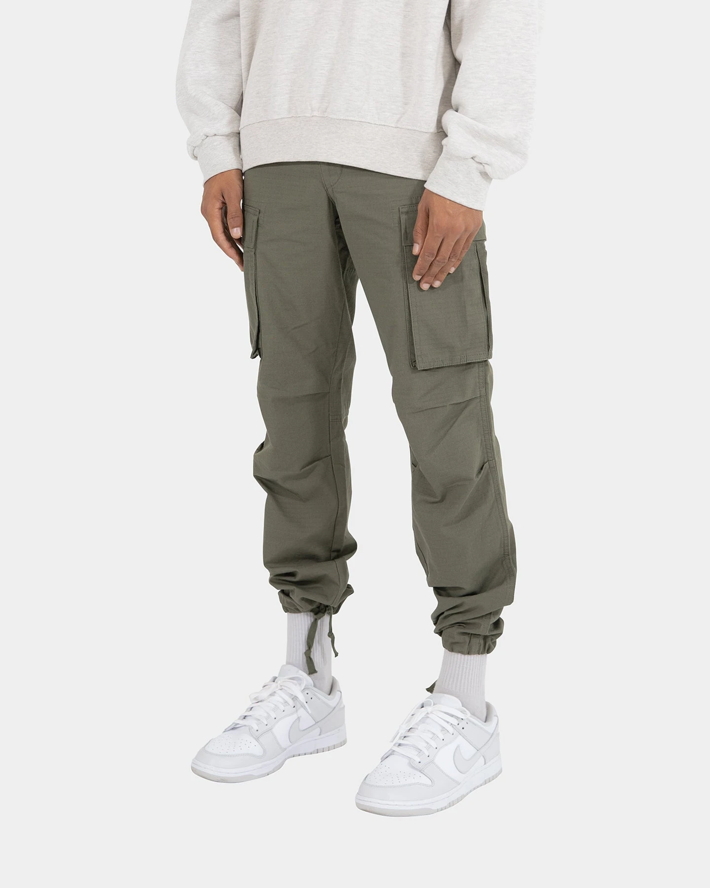 MNML Vintage Cargo Pants Olive - Image 3