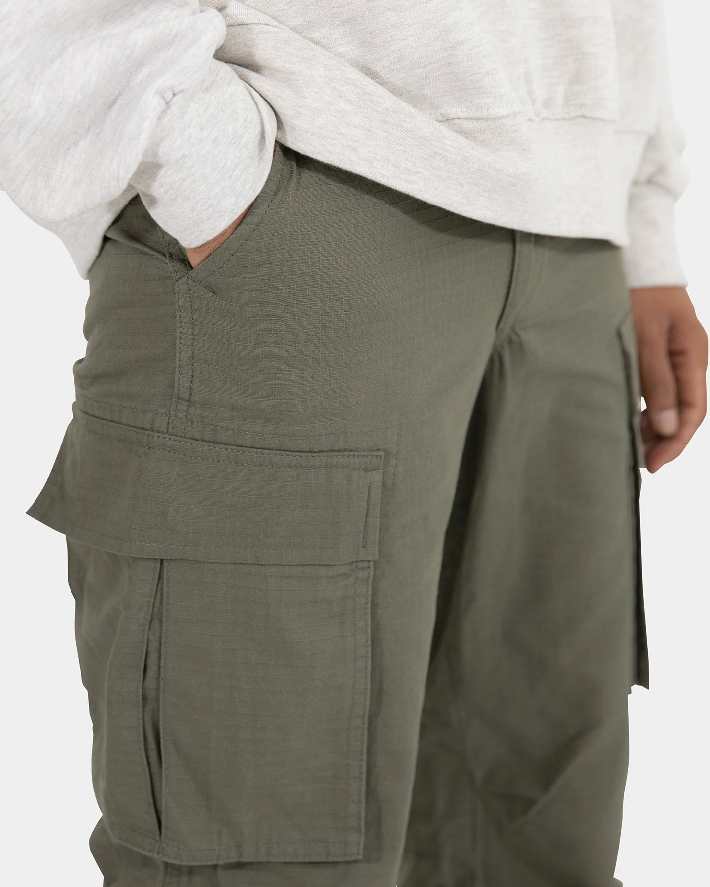 MNML Vintage Cargo Pants Olive - Image 8