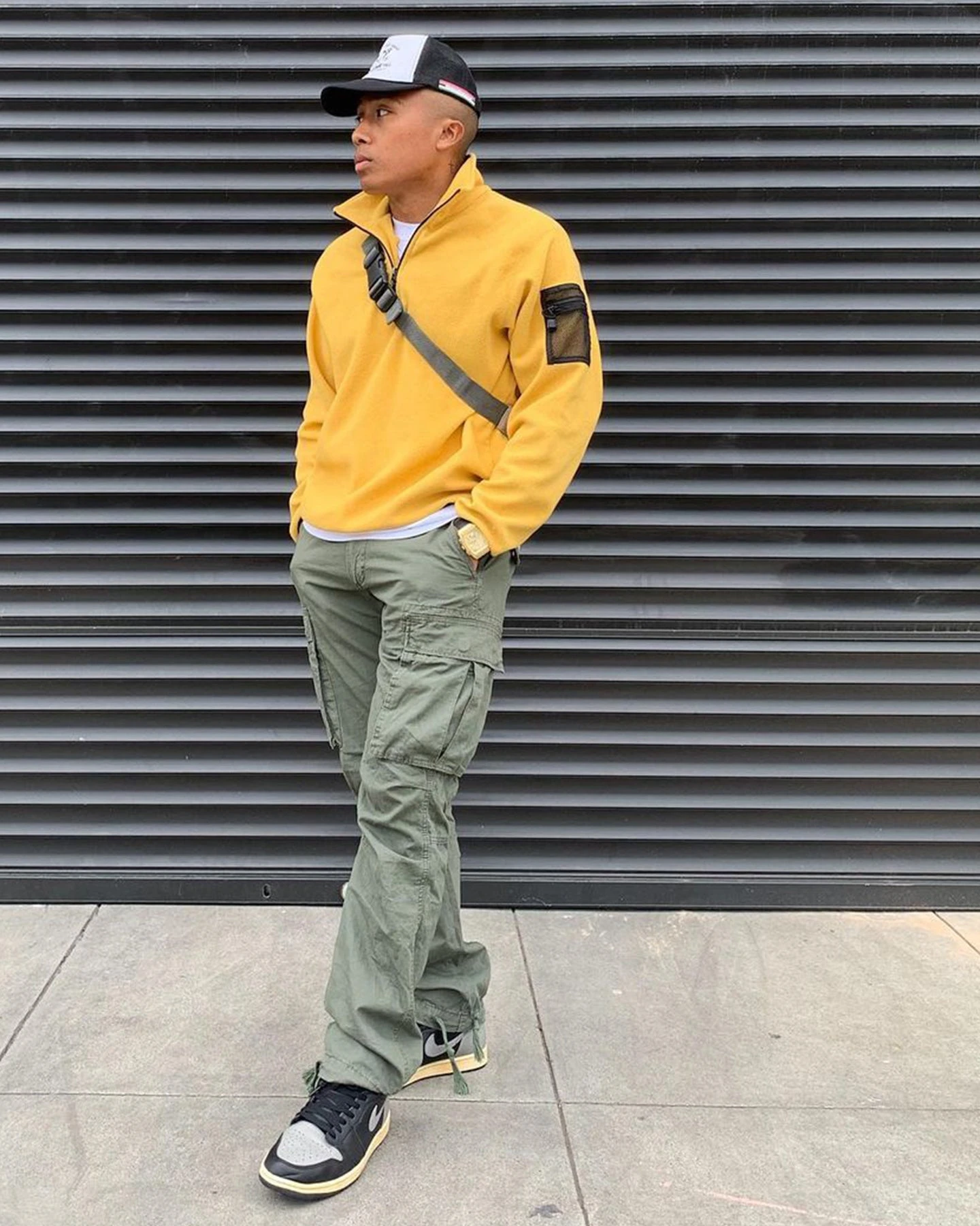 MNML Vintage Cargo Pants Olive - Image 10