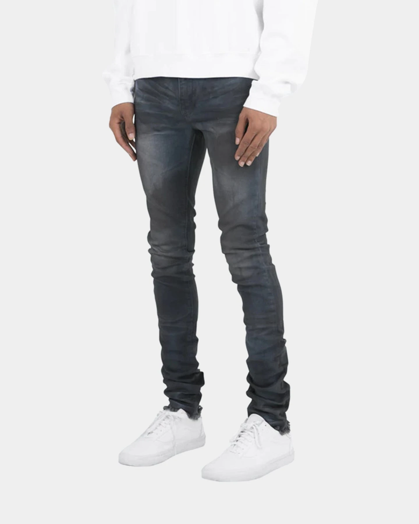 MNML X116 Stretch Denim Jeans Blue - Image 3
