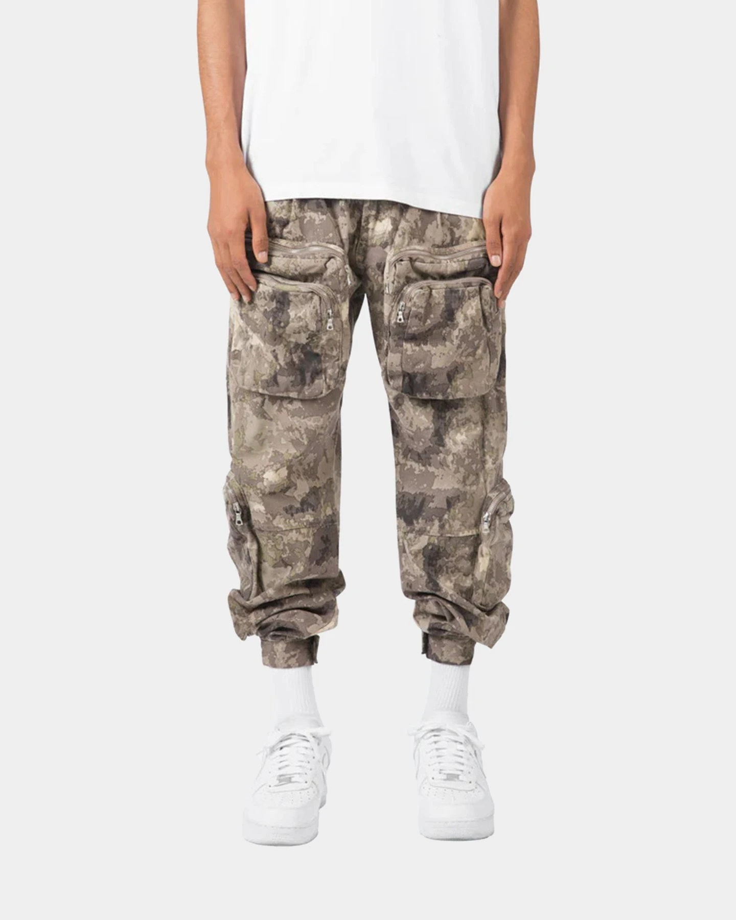MNML Zipper Cargo Pants Camo - Image 4