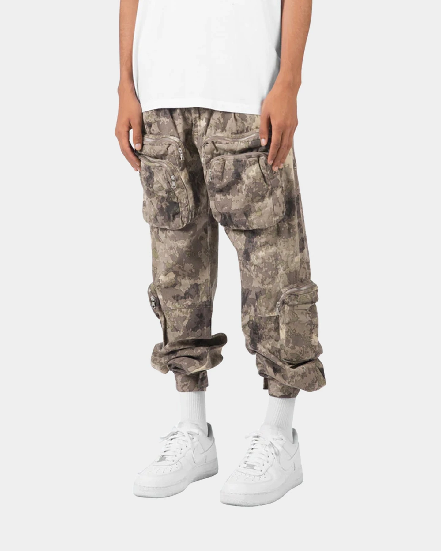 MNML Zipper Cargo Pants Camo - Image 6