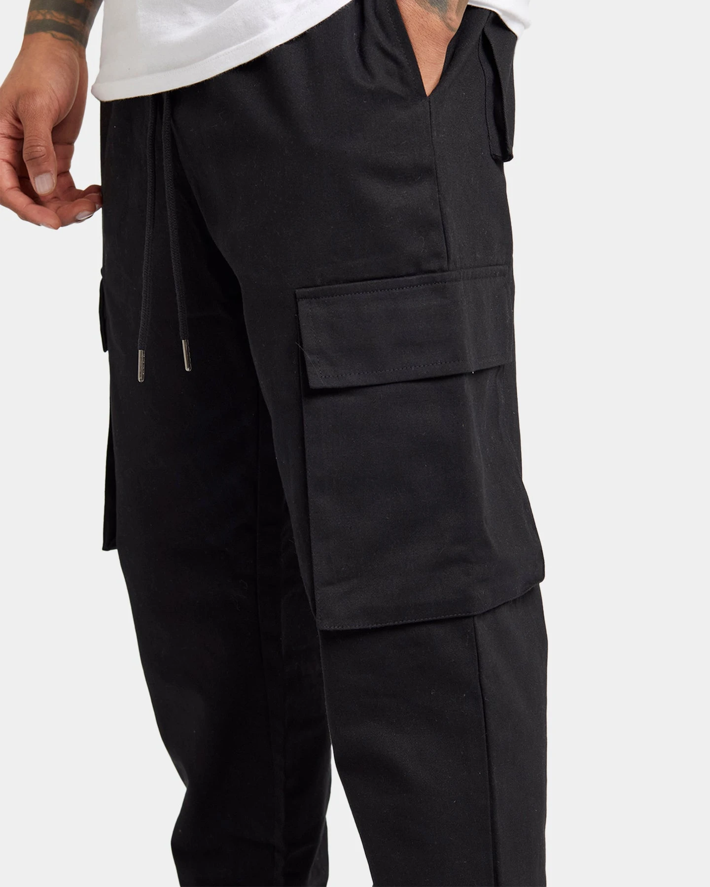 XXIII Carl Cargo Pants Black - Image 3