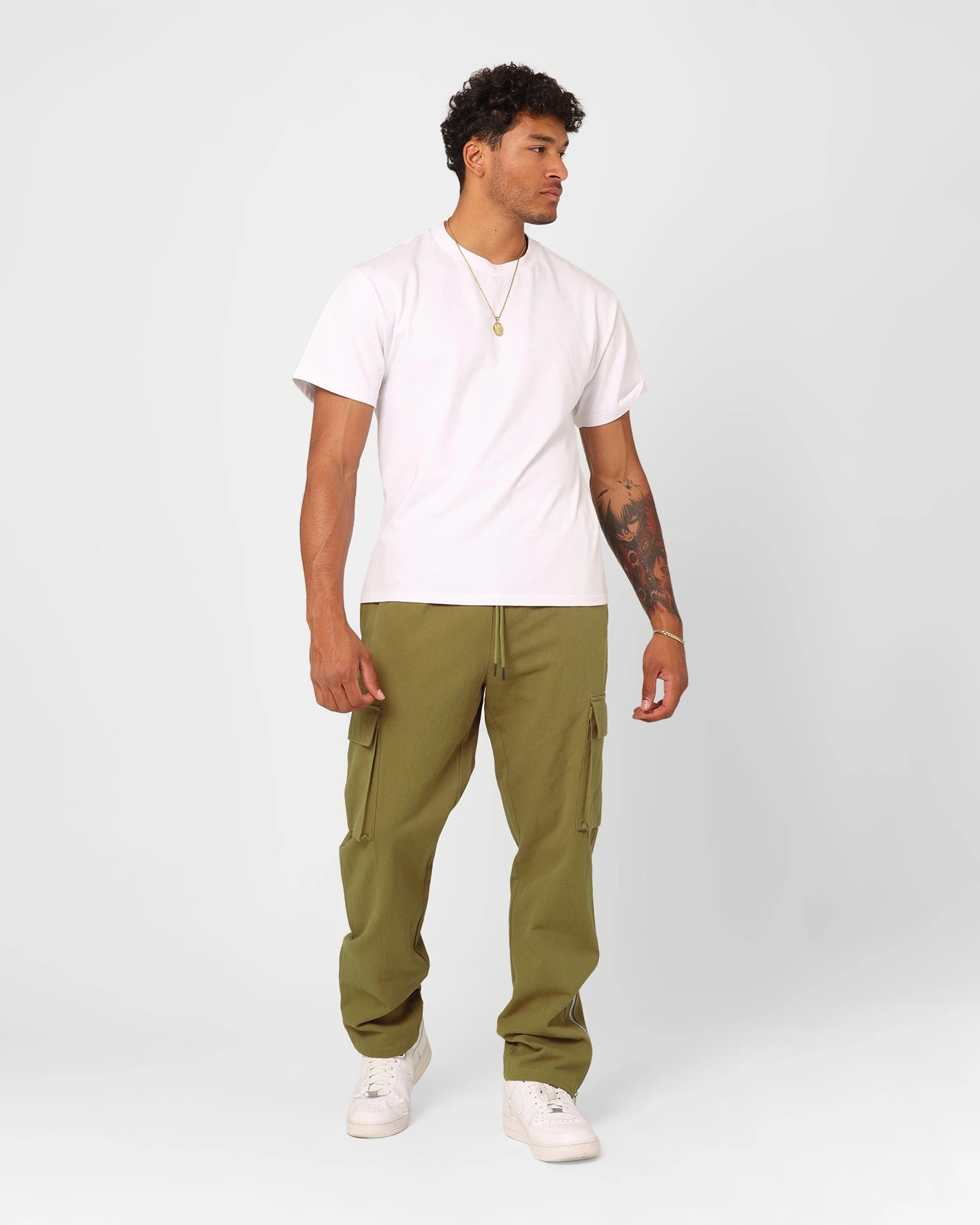 XXIII Carl Cargo Pants Olive - Image 2