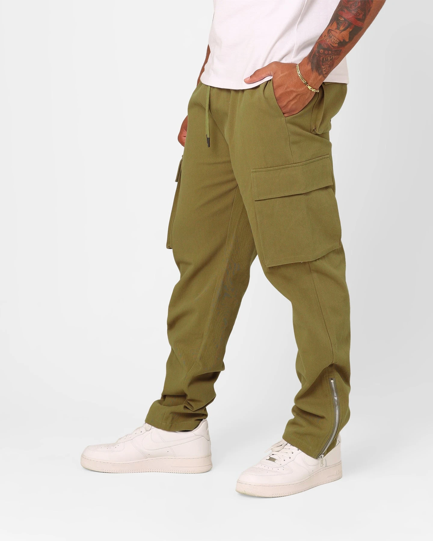 XXIII Carl Cargo Pants Olive - Image 6