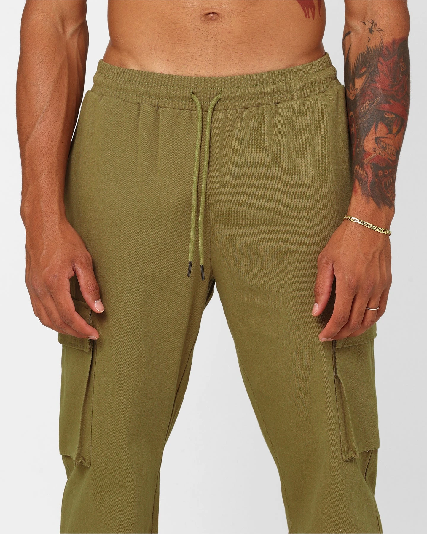 XXIII Carl Cargo Pants Olive - Image 7