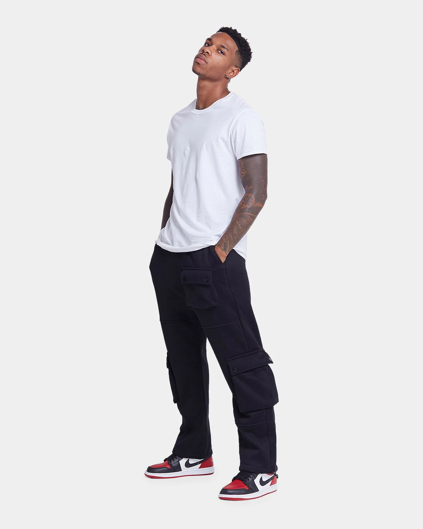 XXIII Utility Cargo Sweatpants Black - Image 2