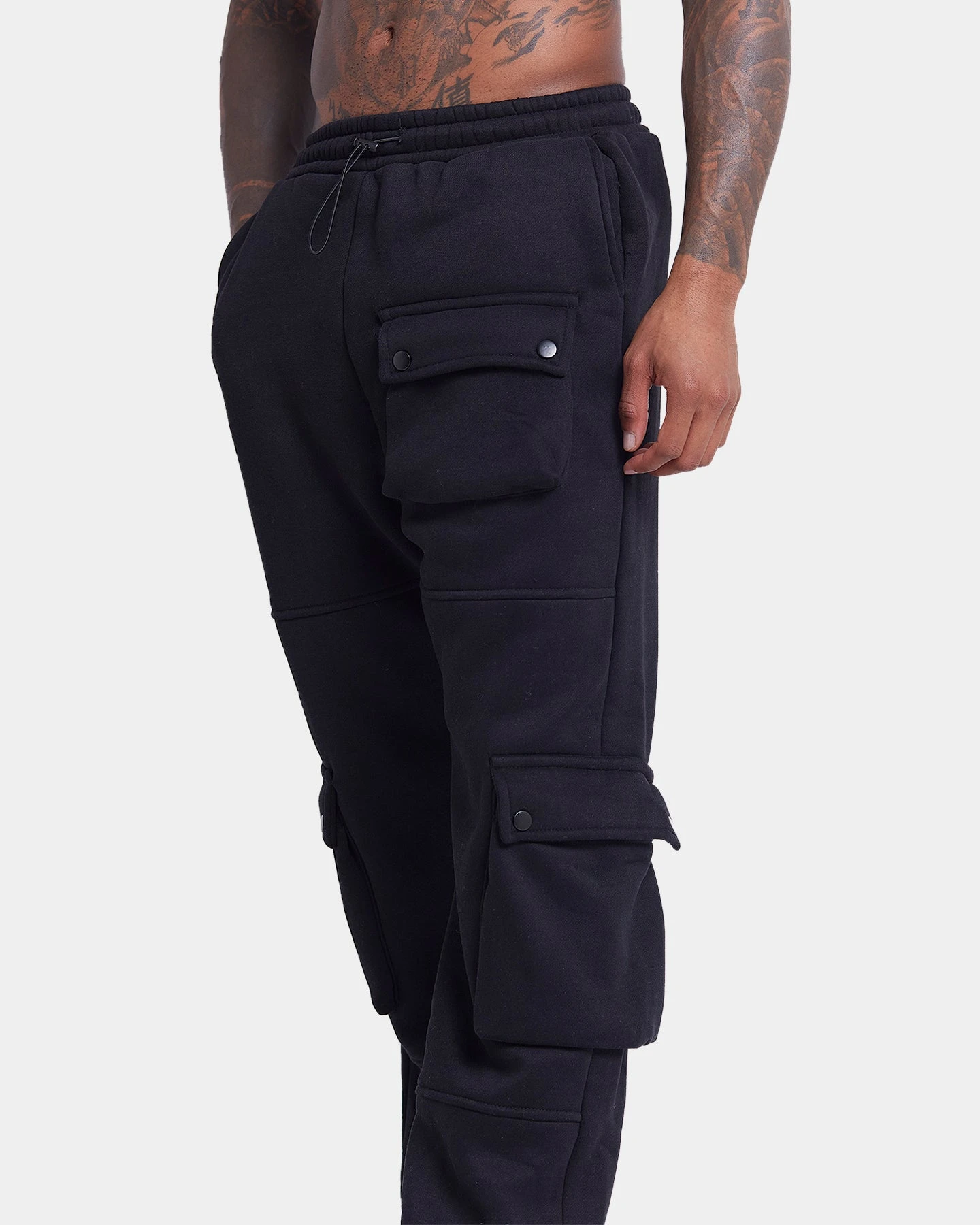 XXIII Utility Cargo Sweatpants Black - Image 7