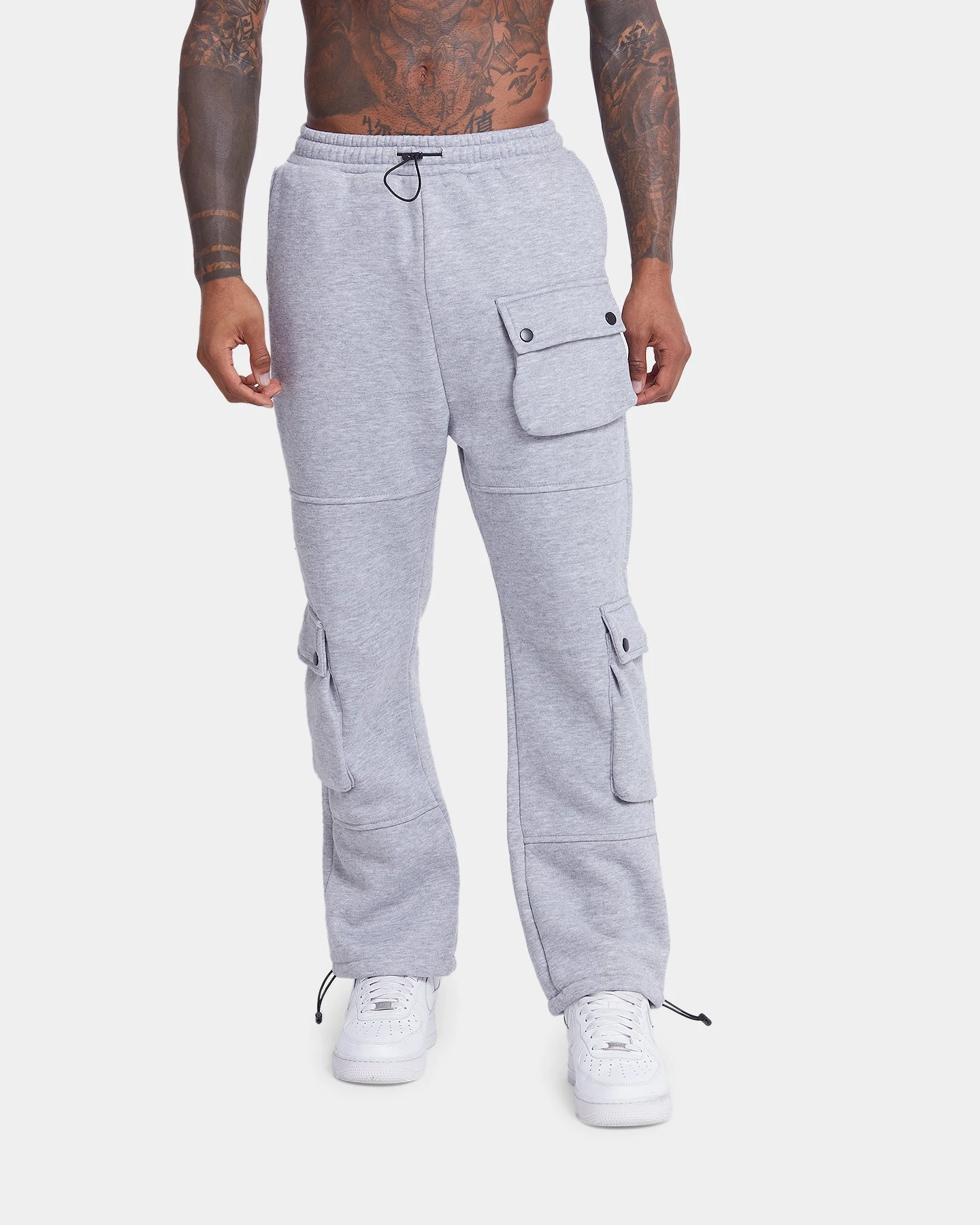 XXIII Utility Cargo Sweatpants Grey - Image 3