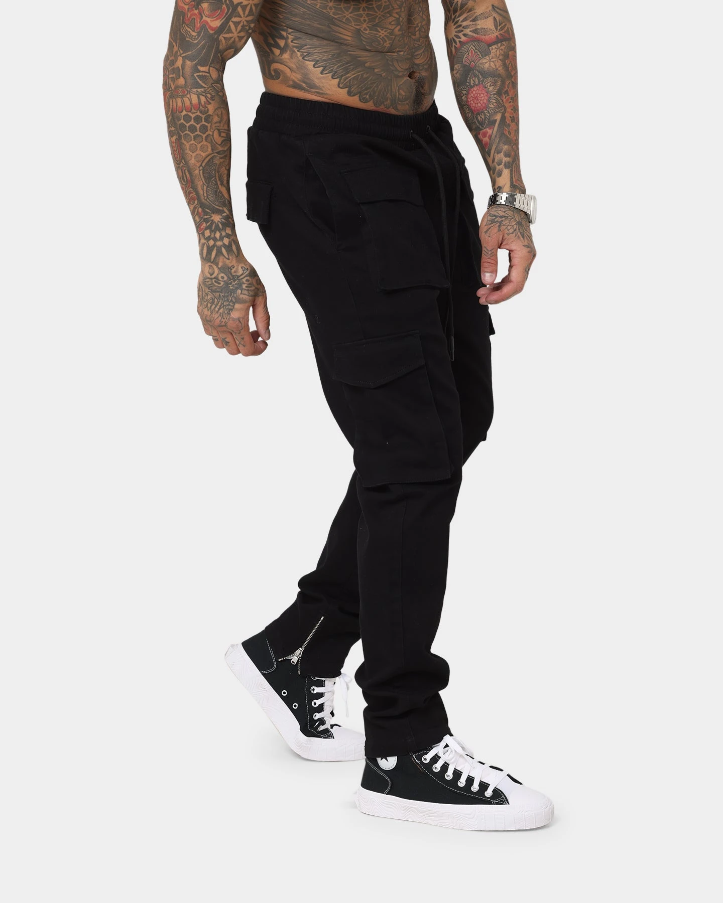 Saint Morta Infantry Cargo Pants Black - Image 5