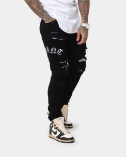 Saint Morta Gothic Summer Jeans Black/White