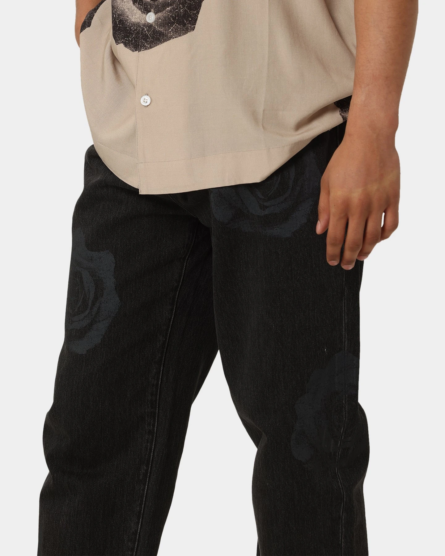 Carre Rose Bunch Jeans Black - Image 4