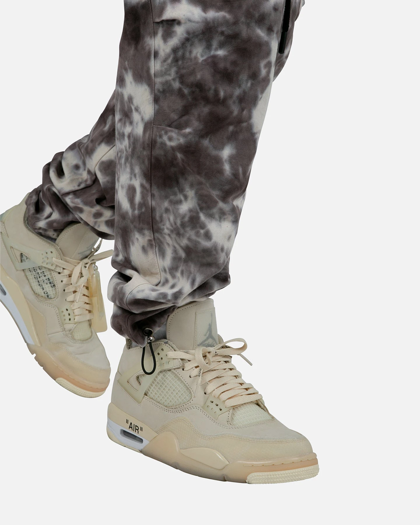 MNML Washed Acid Cargo Pants Black/Natural - Image 7