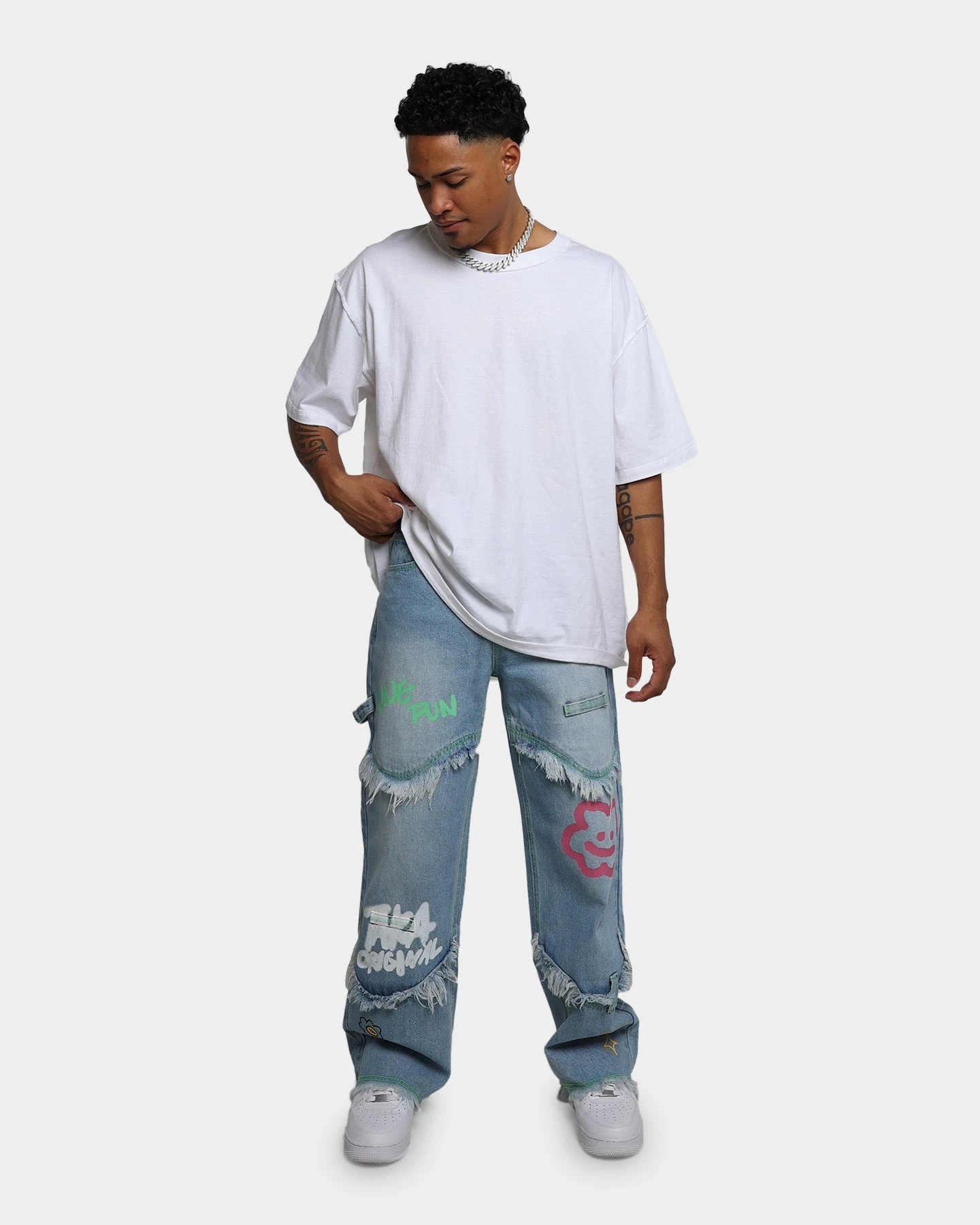 Taka Original Daisy Low-Rise Jeans Blue - Image 2