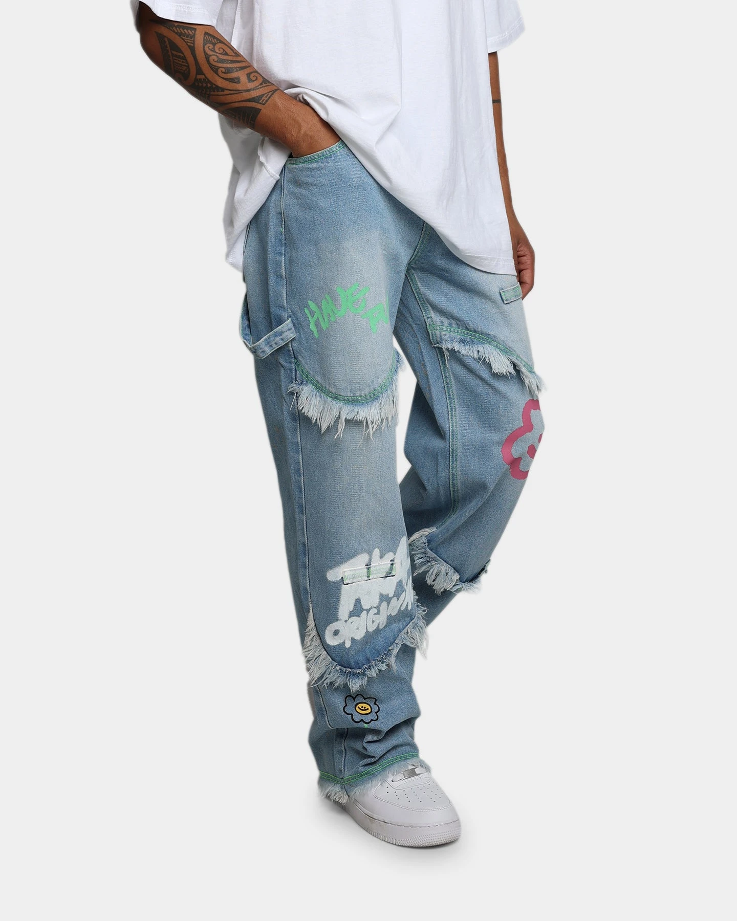 Taka Original Daisy Low-Rise Jeans Blue - Image 3