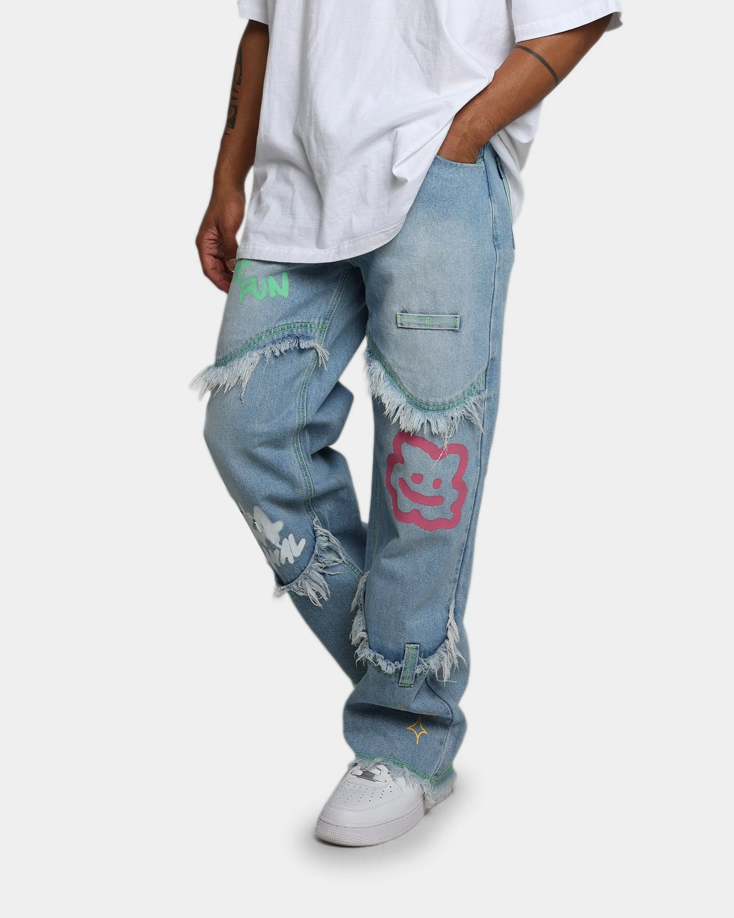 Taka Original Daisy Low-Rise Jeans Blue - Image 4