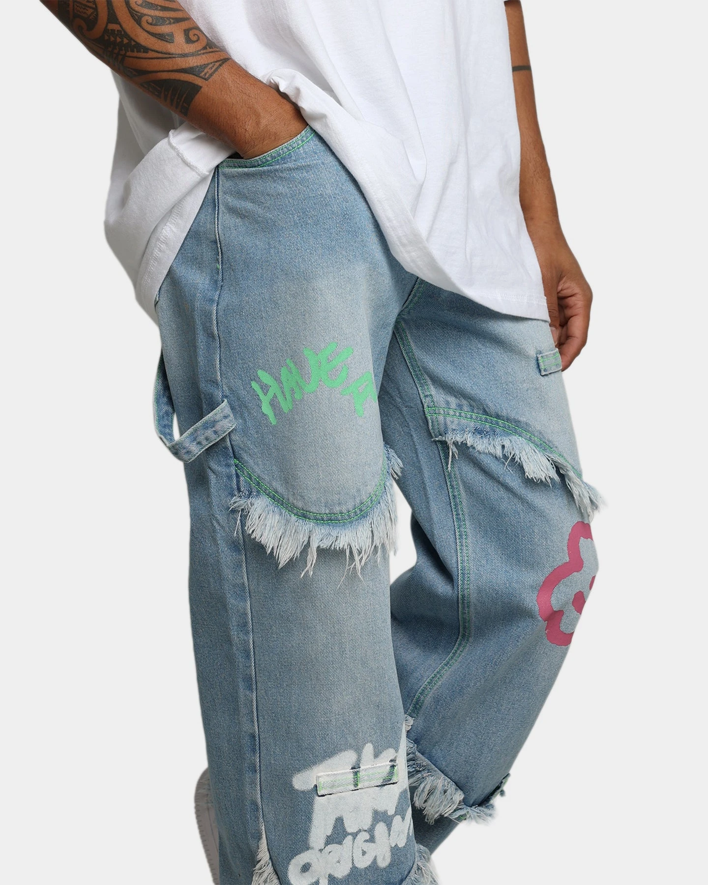 Taka Original Daisy Low-Rise Jeans Blue - Image 5