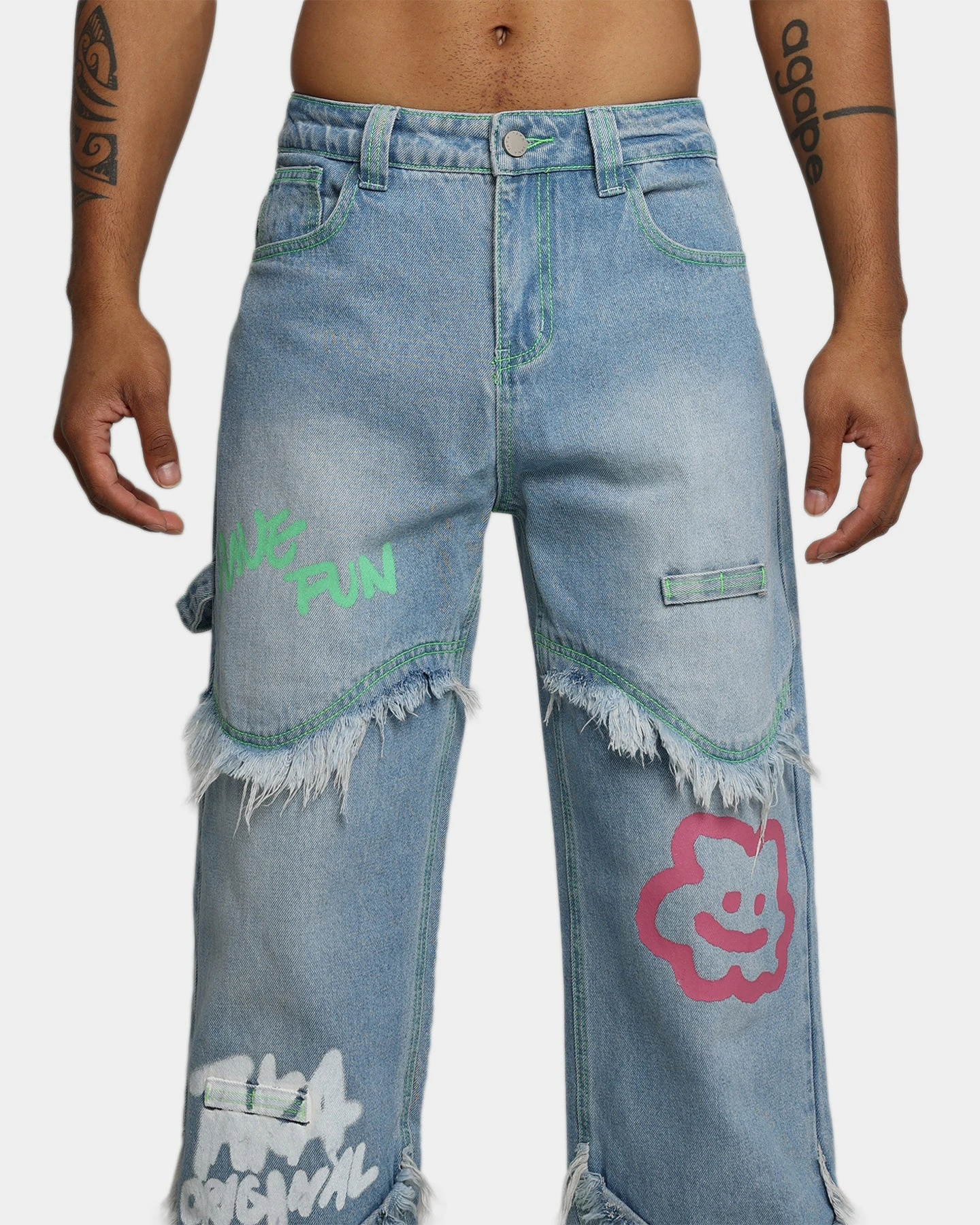 Taka Original Daisy Low-Rise Jeans Blue - Image 7