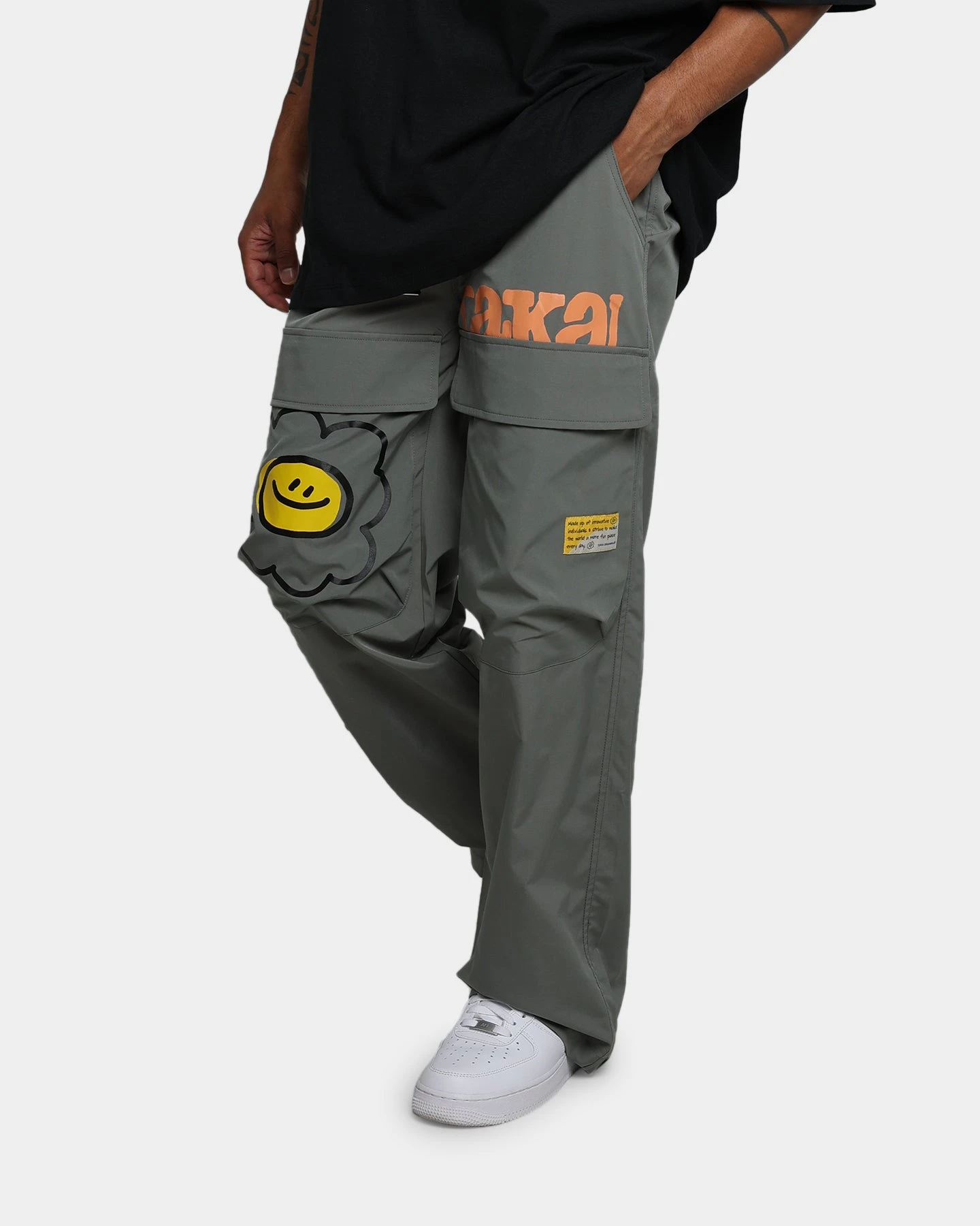 Taka Original Cargo Trousers Khaki Green - Image 4